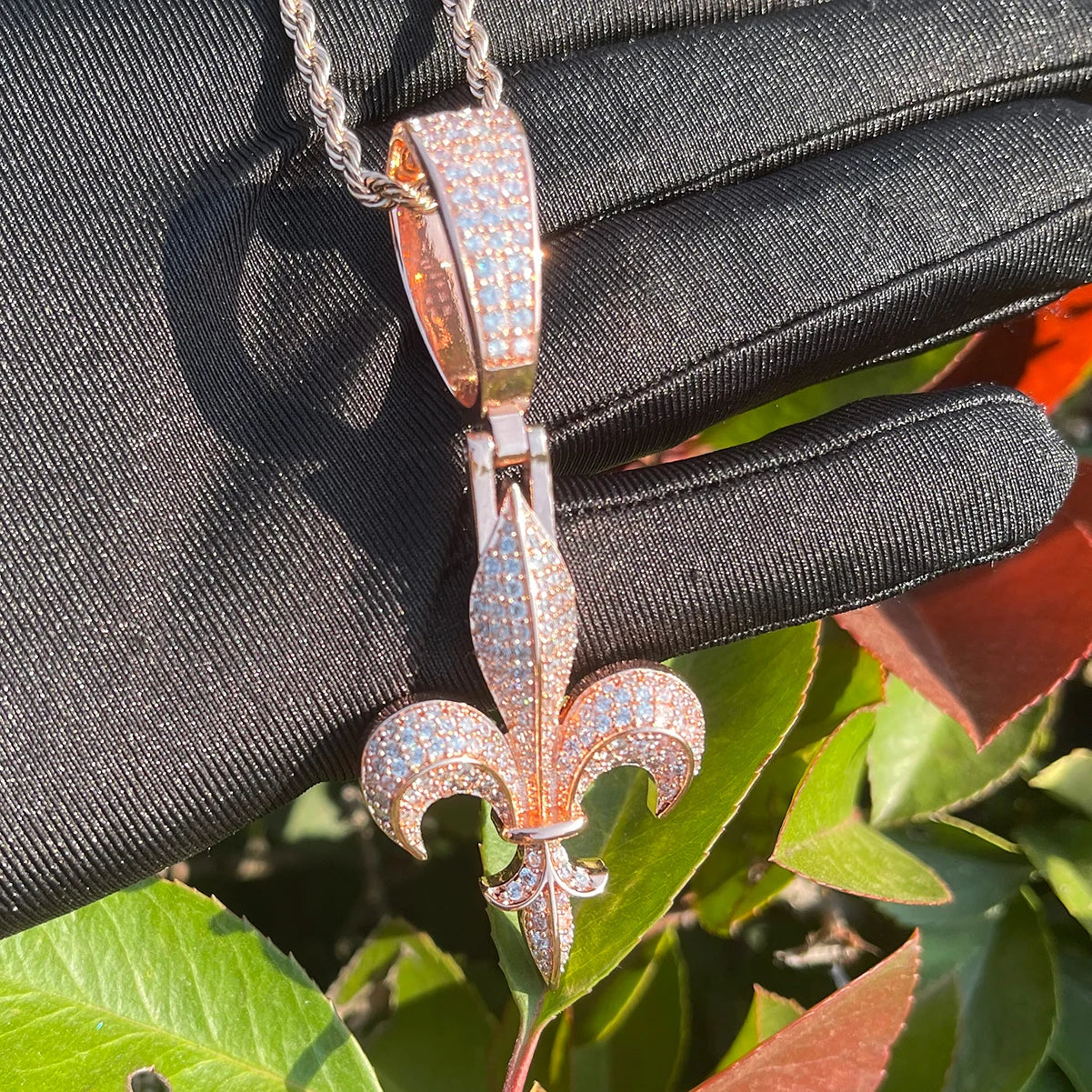 Bling "Fleur De Lys" Pendant
