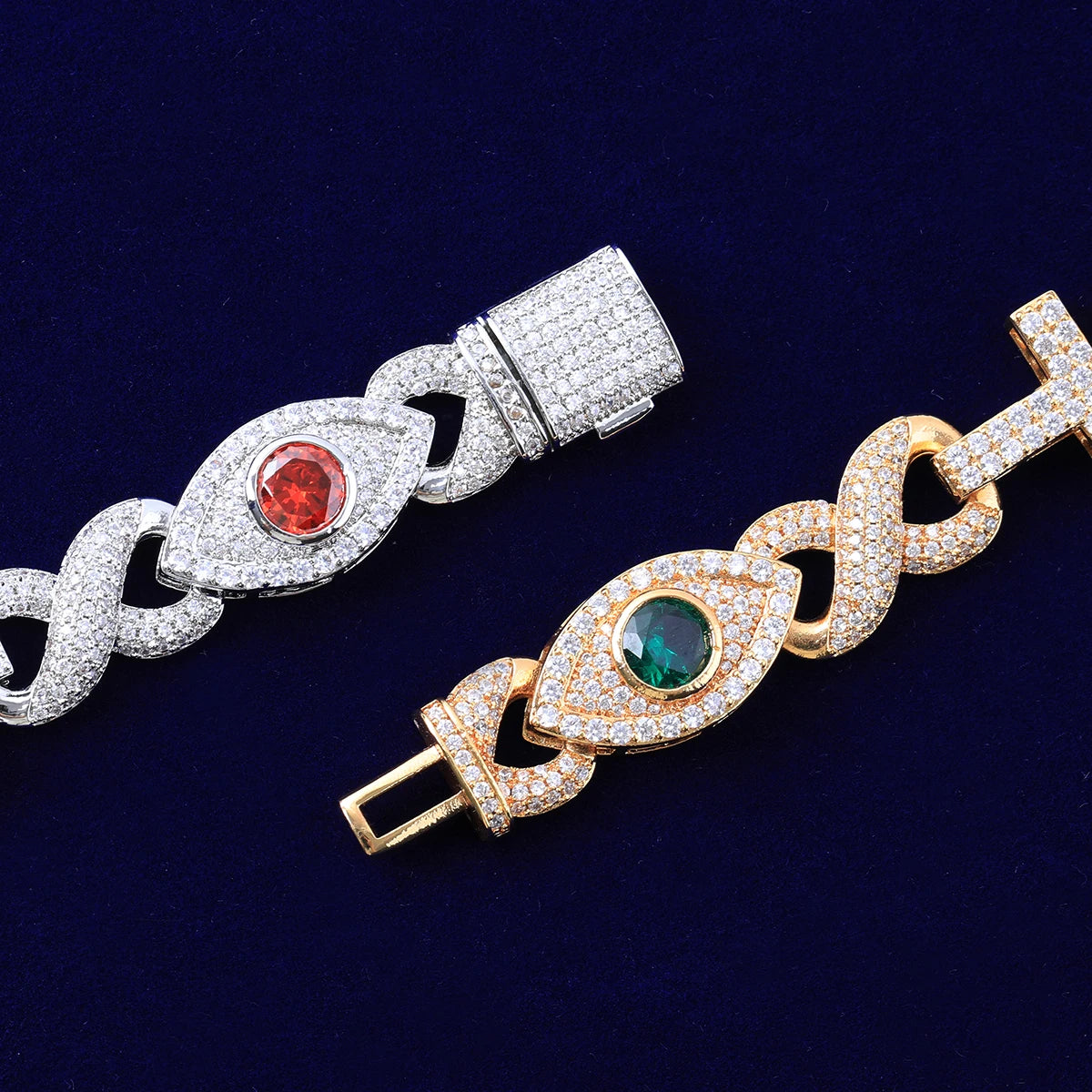 Bling "Trichrome" Infinity Chain