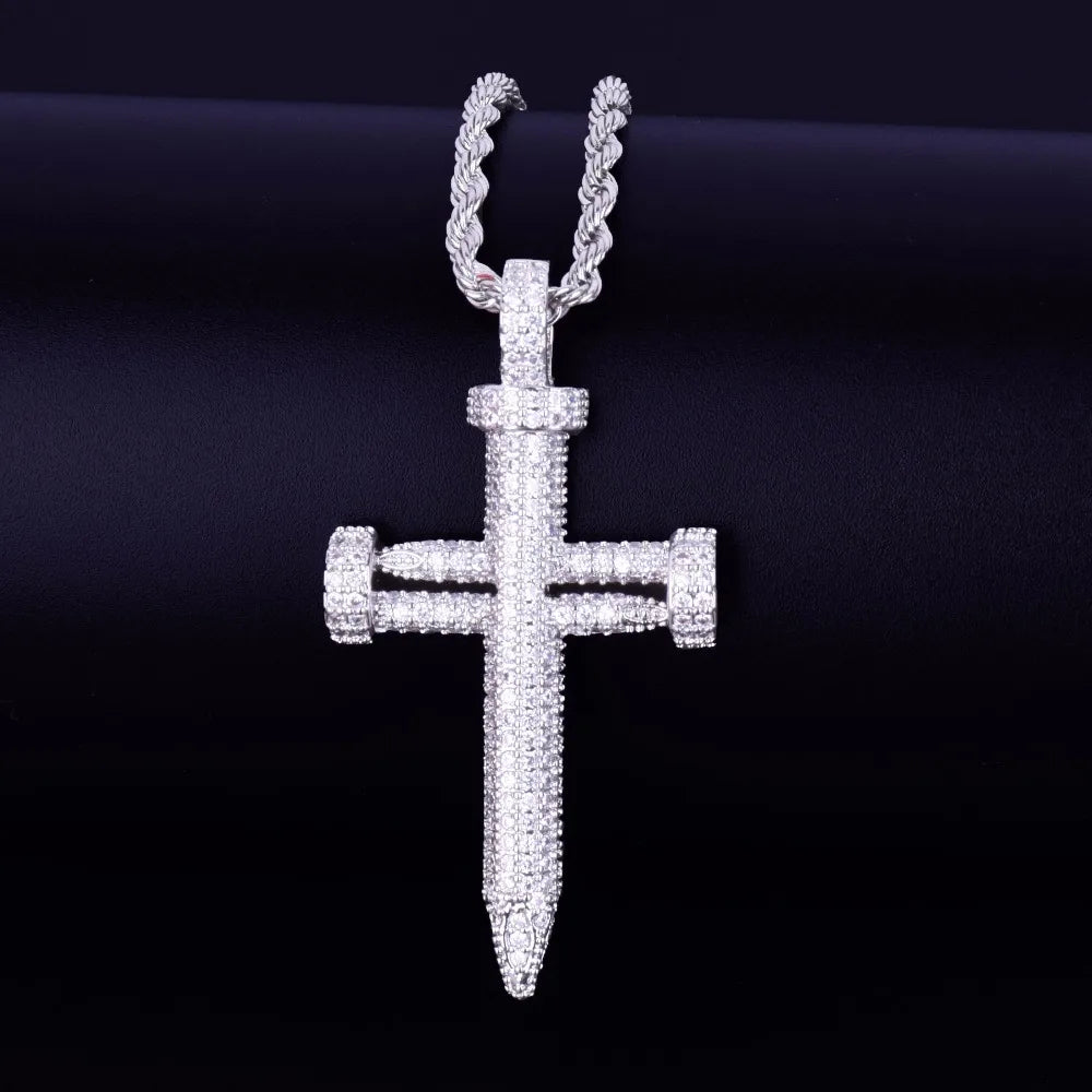 Bling "Cross" Pendant IX
