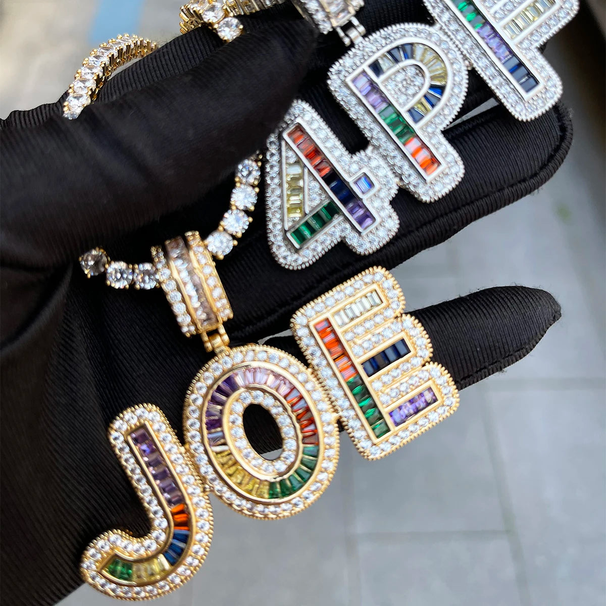 Bling "Gemstones" Custom Pendant