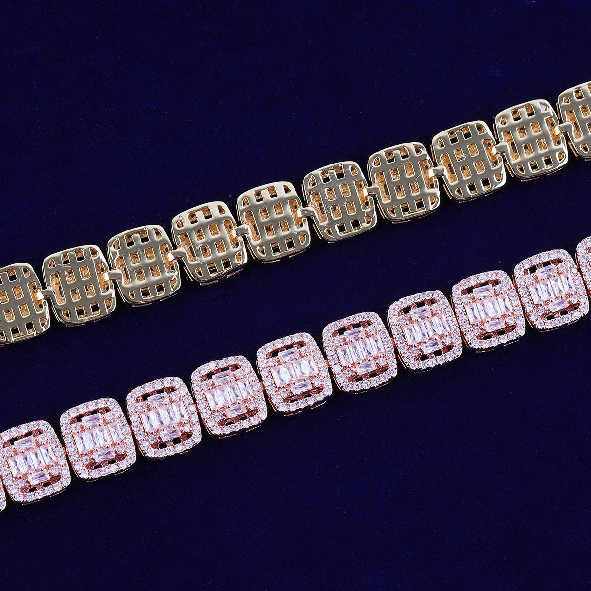 Bling "Baguette" Tennis Bracelet