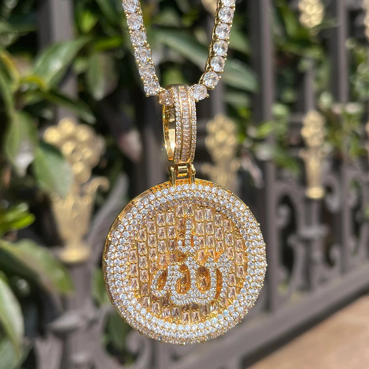 Bling "Allah" Pendant III