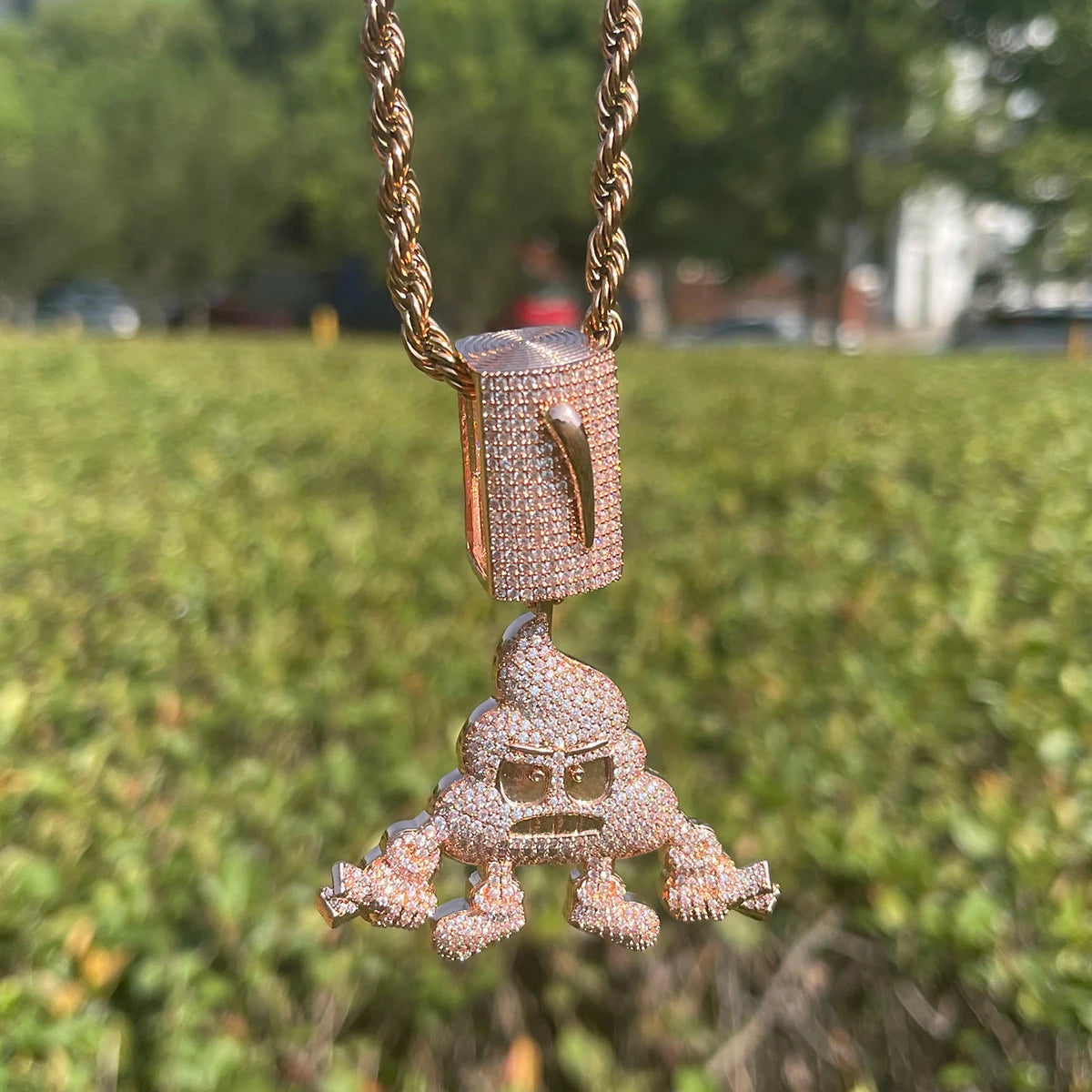 Bling "Shit Head" Pendant