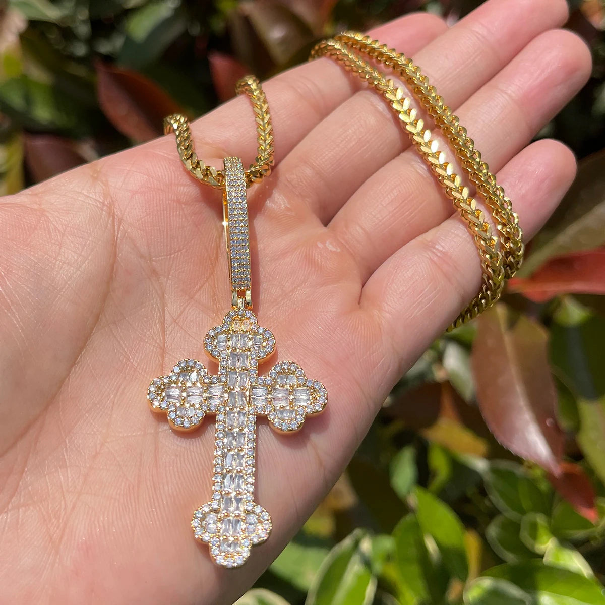 Bling "Cross" Pendant XII