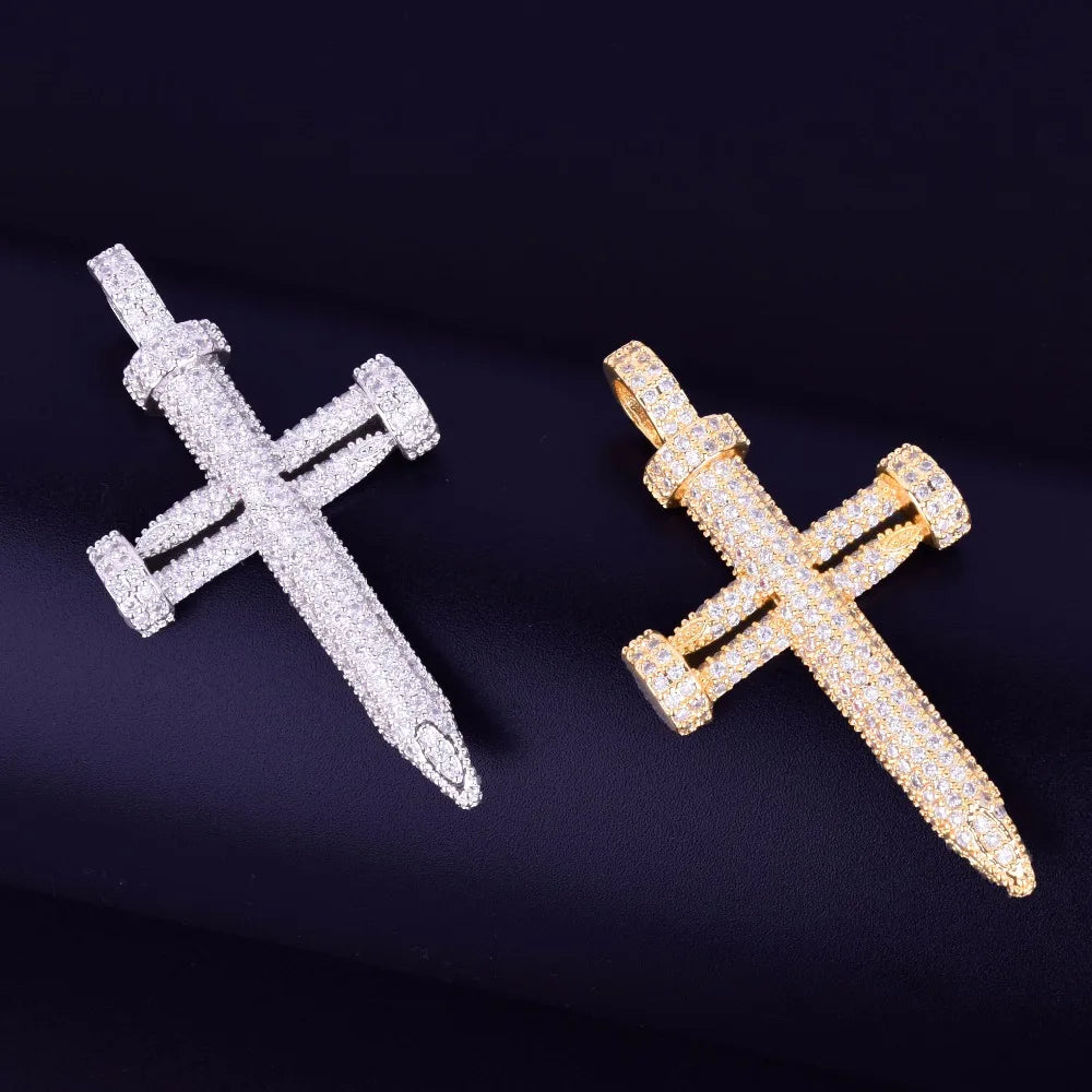 Bling "Cross" Pendant IX
