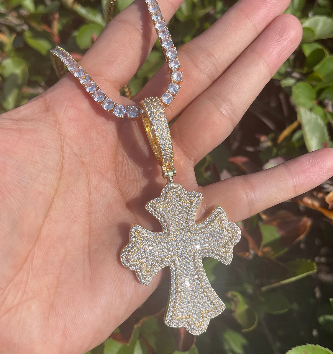Bling "Cross" Pendant II