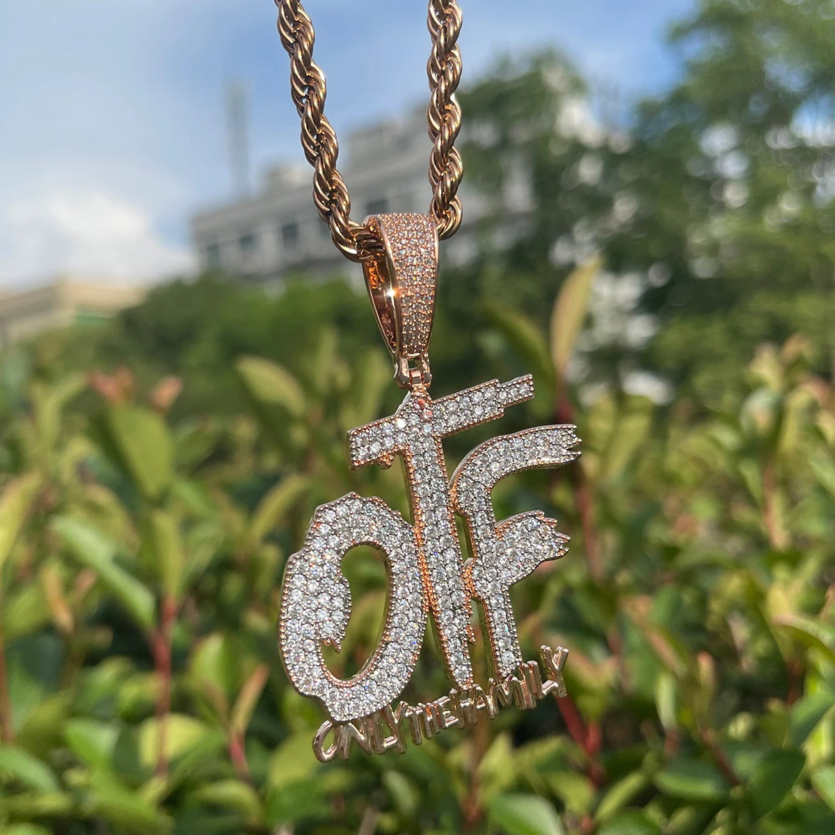Bling "OTF" Pendant