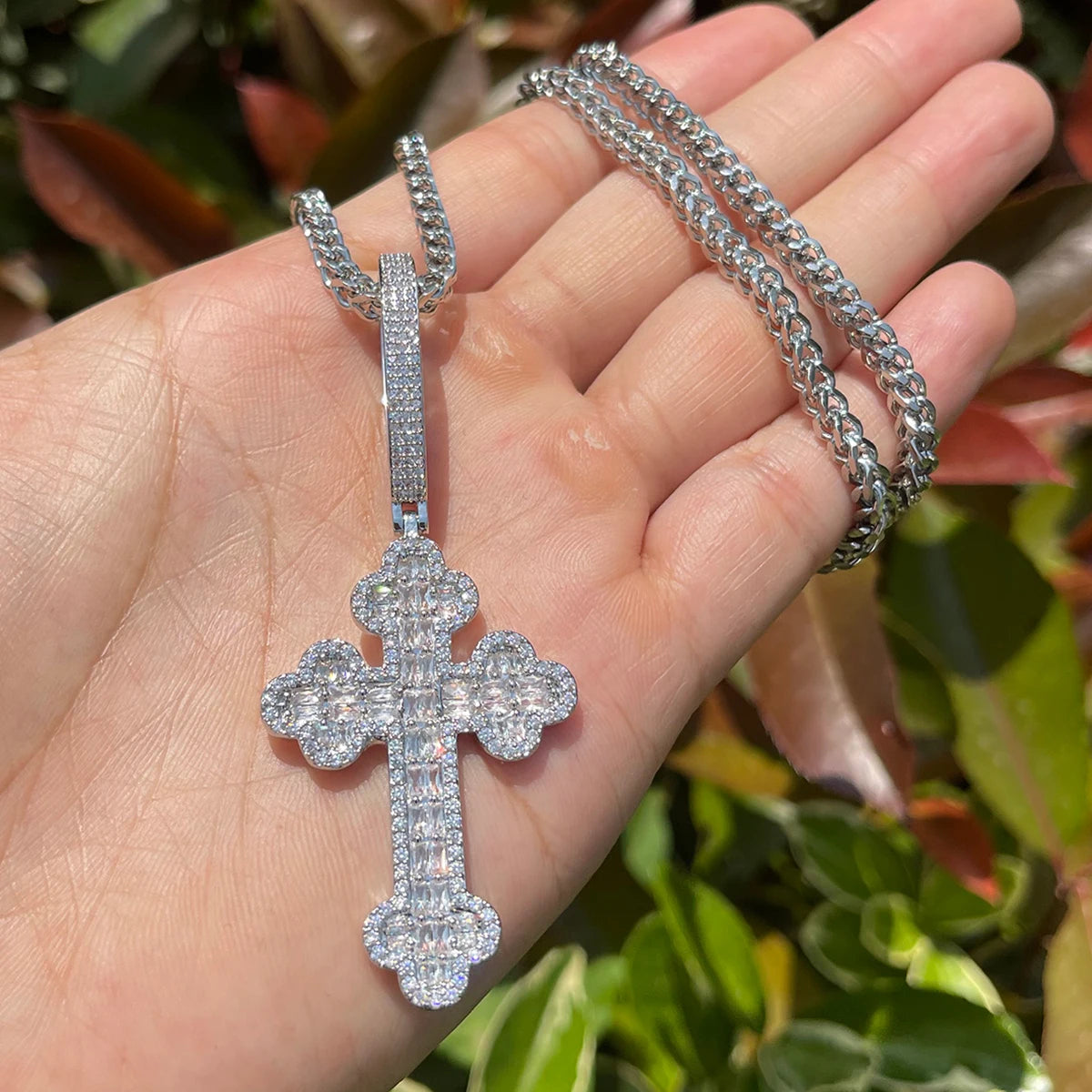 Bling "Cross" Pendant XII