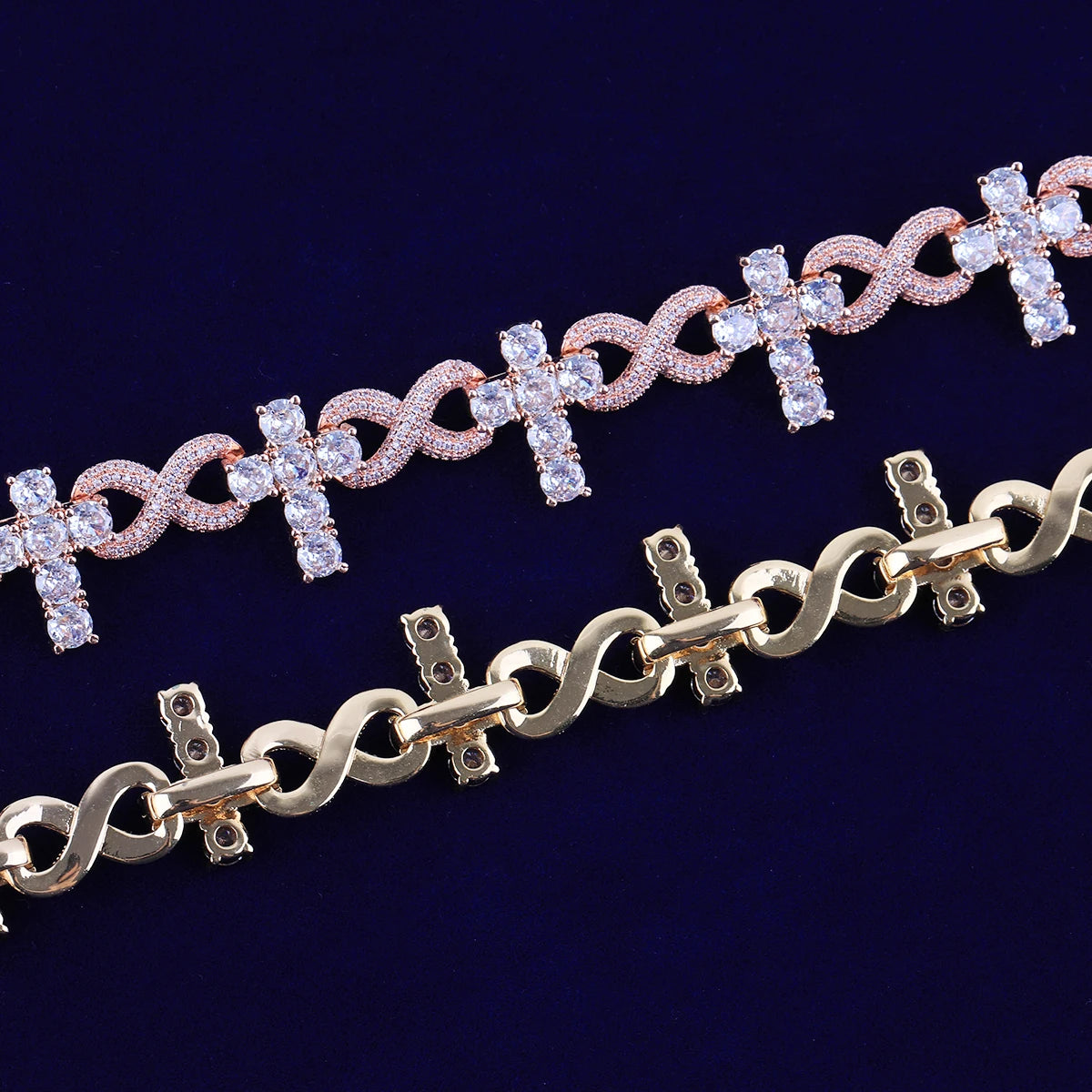 Bling "Infinity Cross" Bracelet II