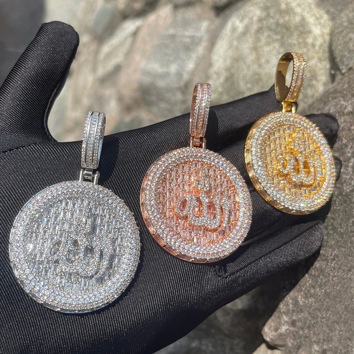 Bling "Allah" Pendant III
