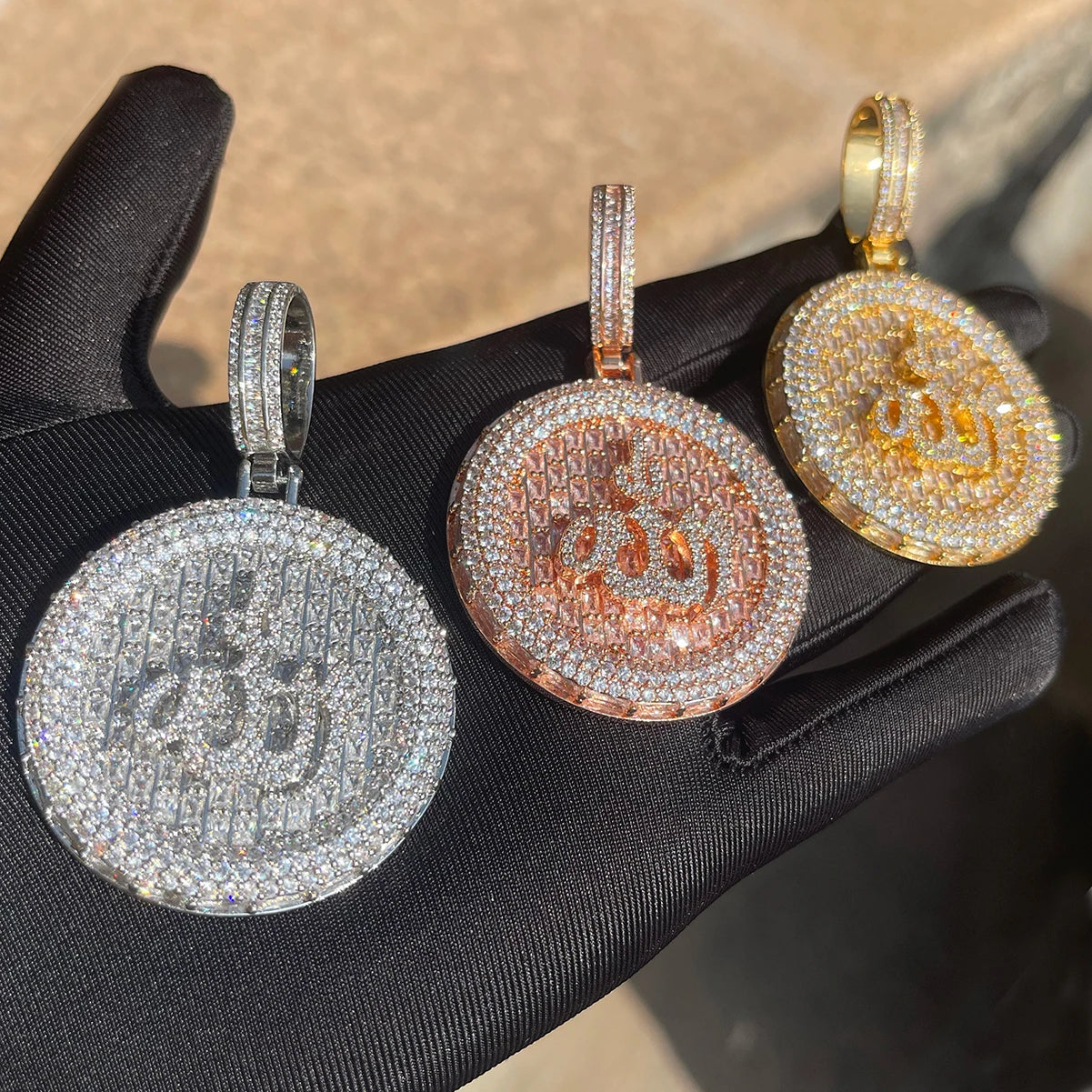 Bling "Allah" Pendant III