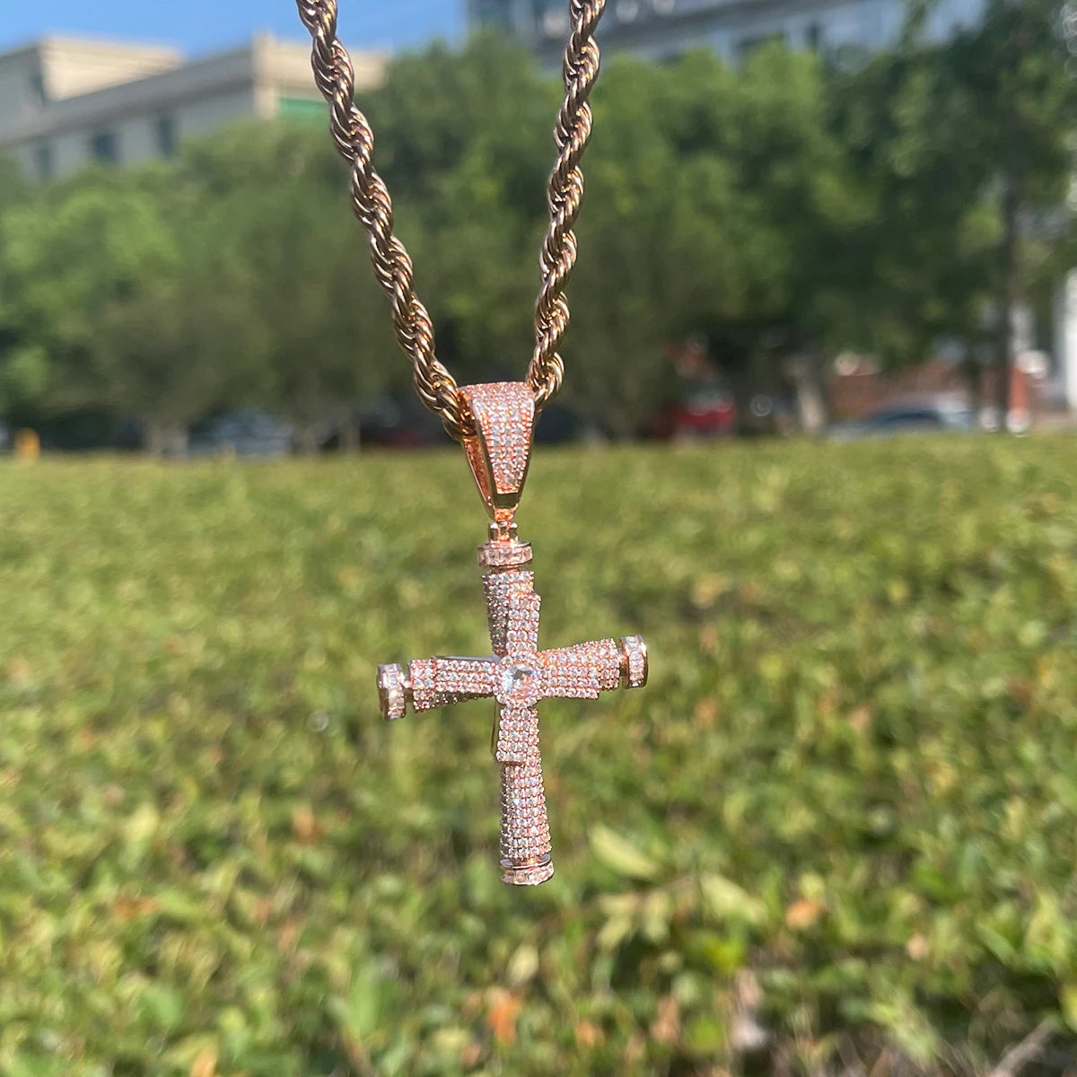 Bling "Cross" Pendant XIII