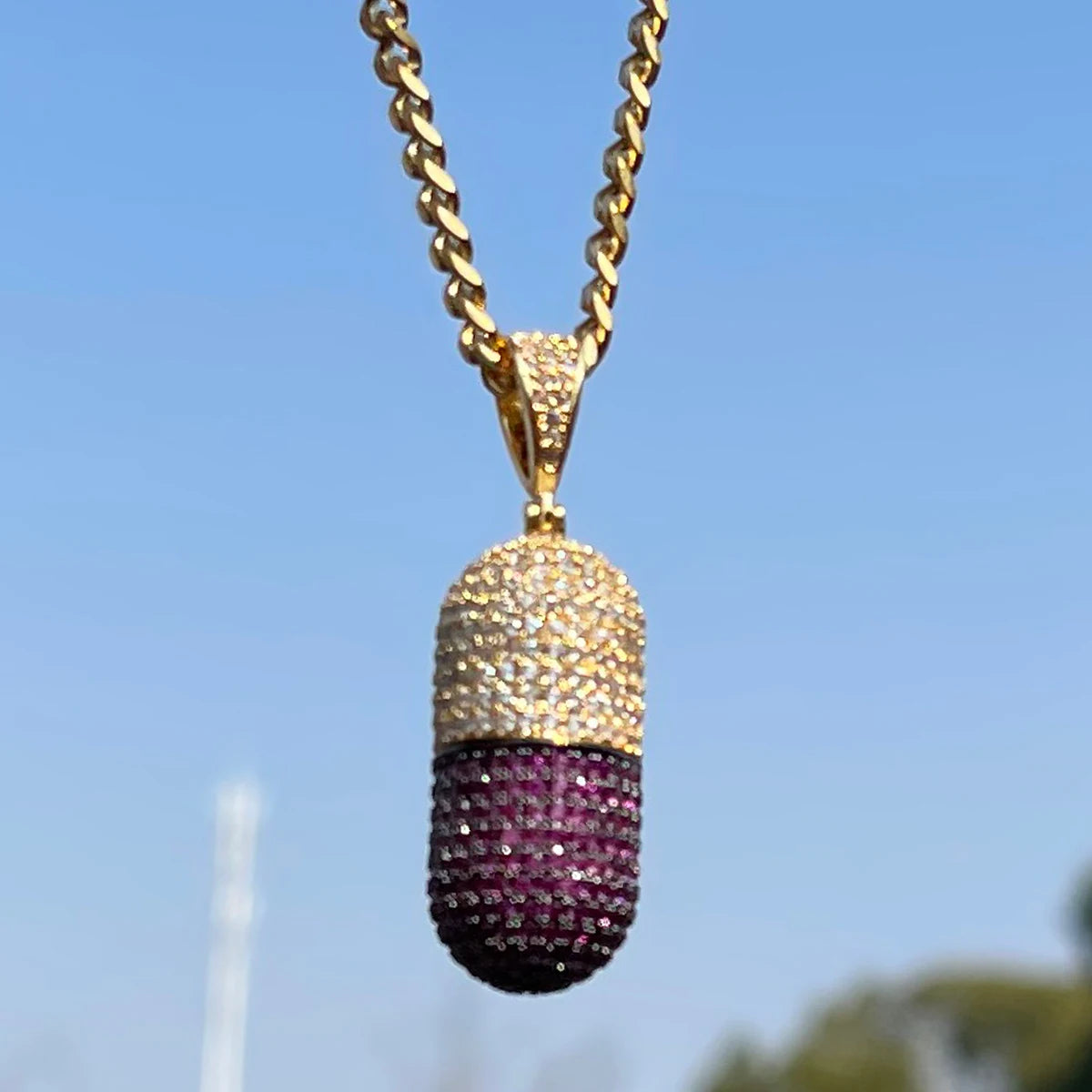 Bling "Magic Pill" Pendant