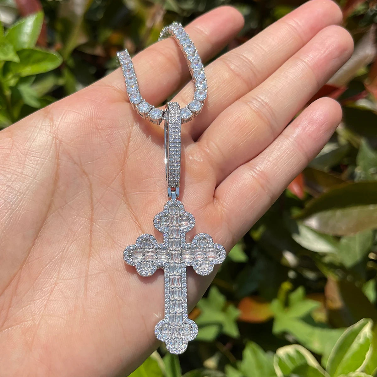 Bling "Cross" Pendant XII