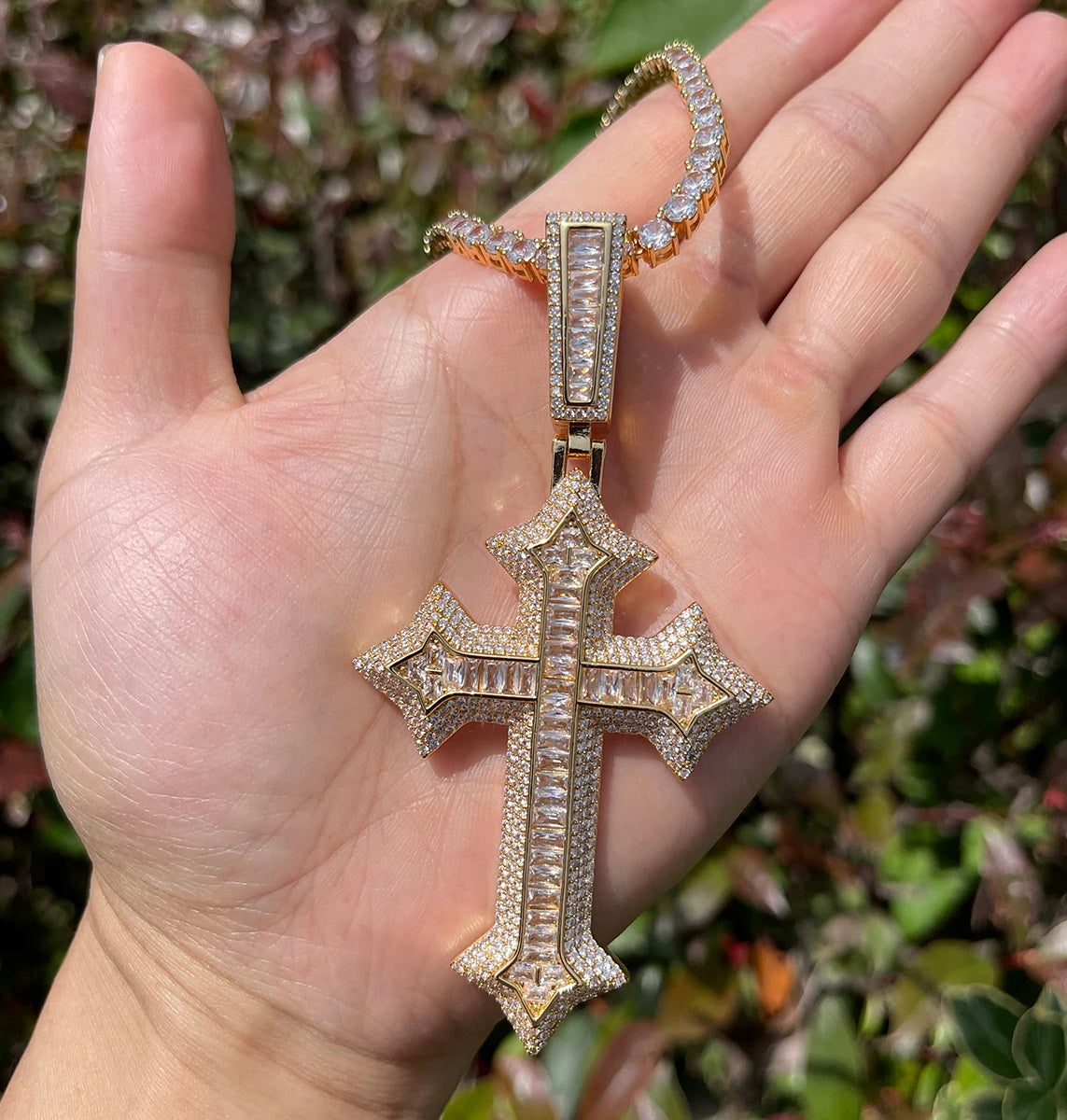Bling "Cross" Pendant III