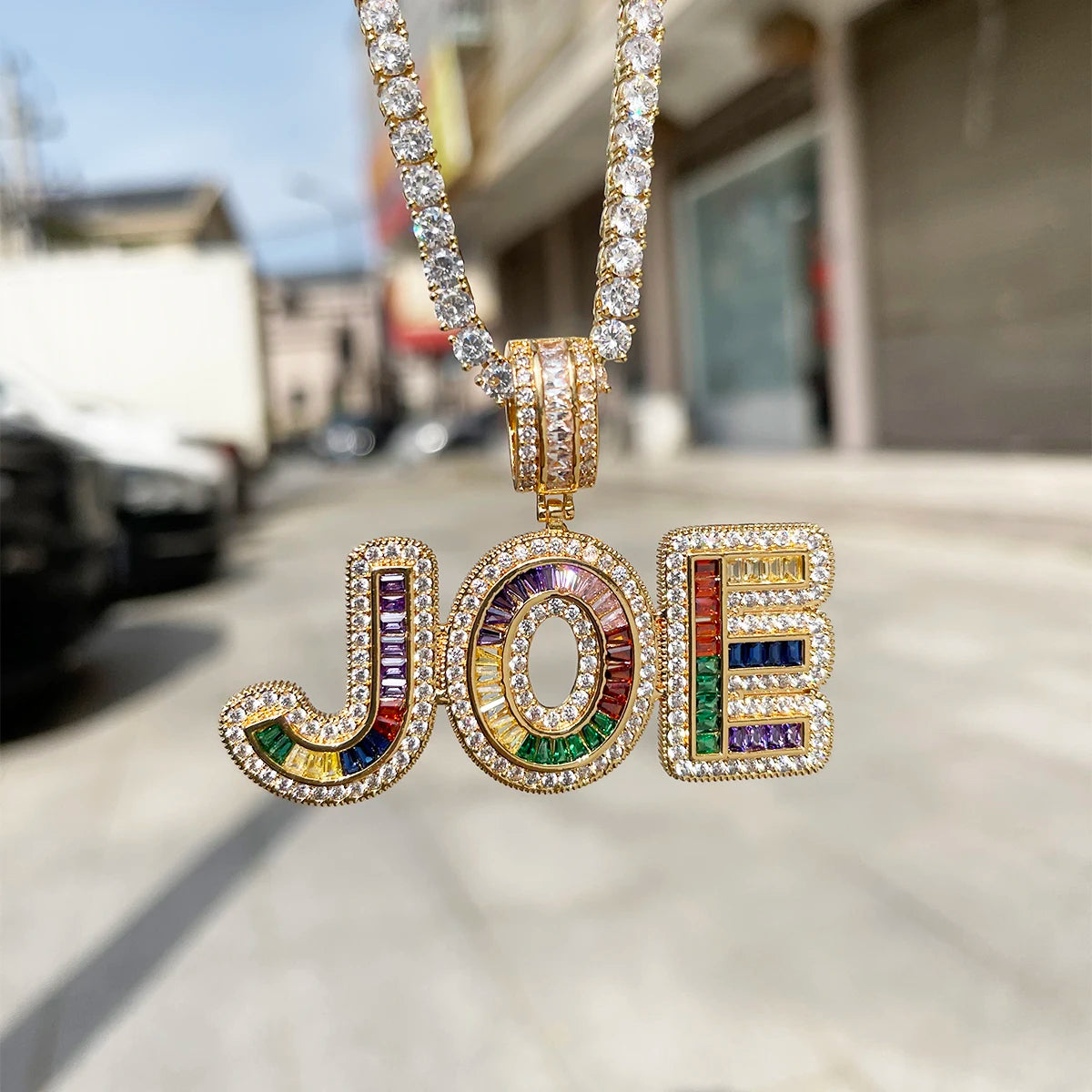 Bling "Gemstones" Custom Pendant