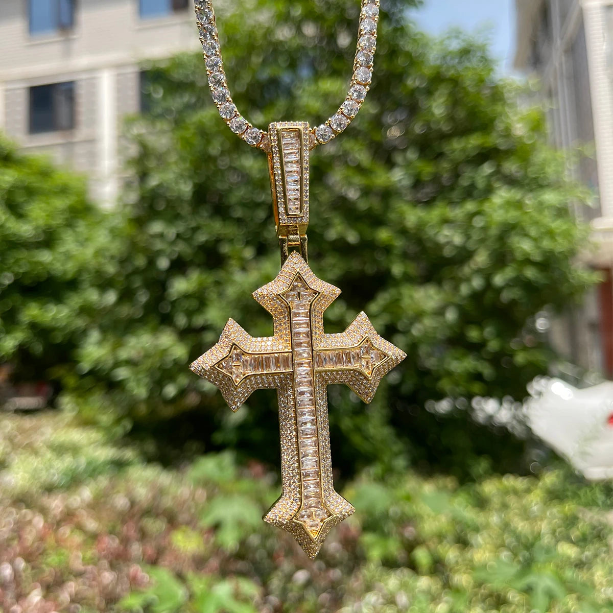 Bling "Cross" Pendant III