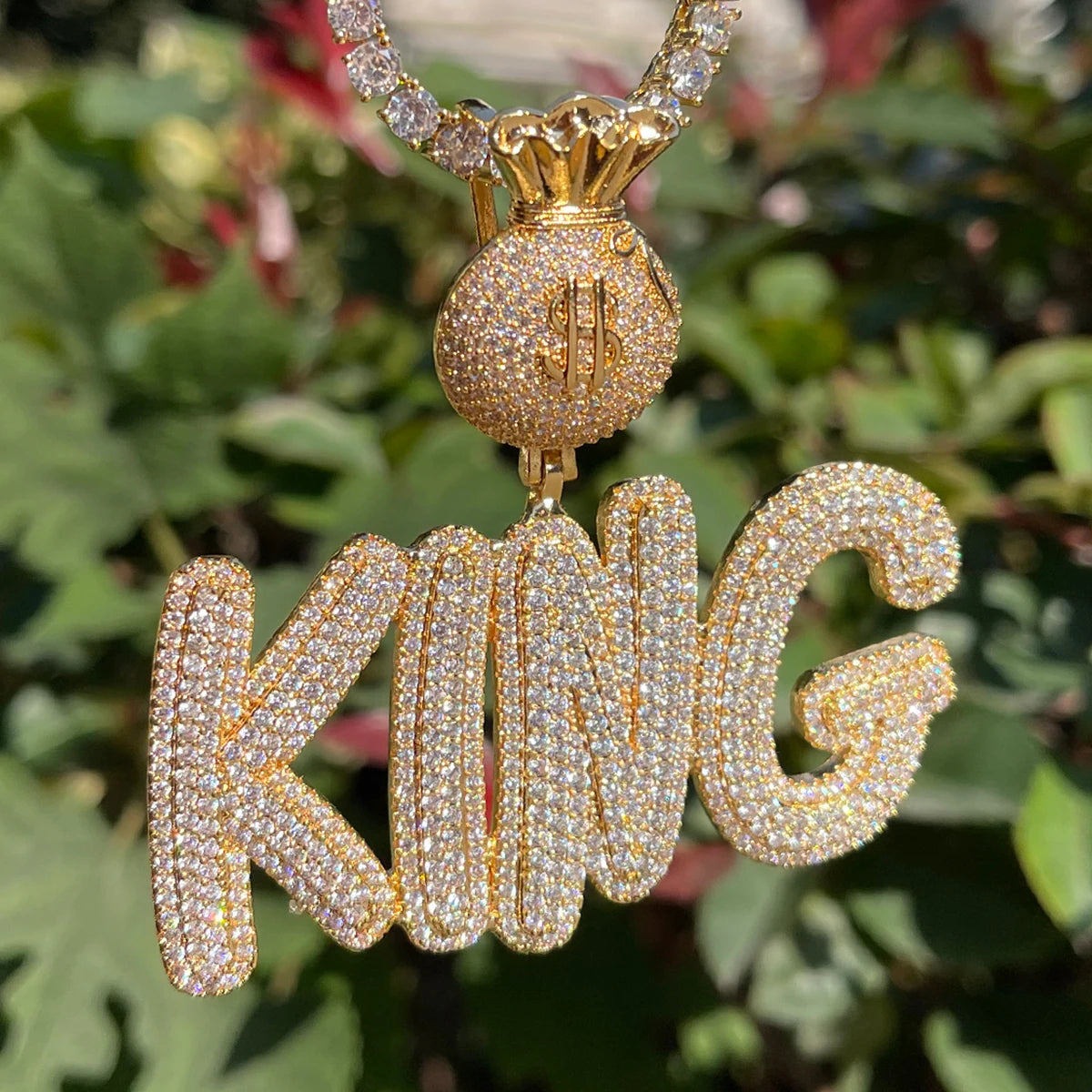 Bling "Money Bag" Custom Pendant II