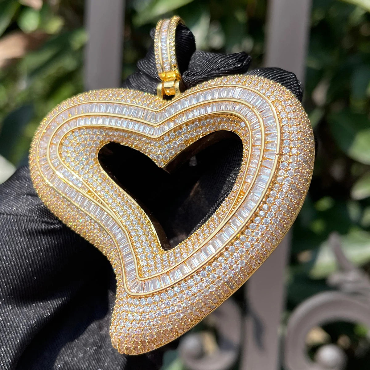 Bling "Big Heart" Pendant