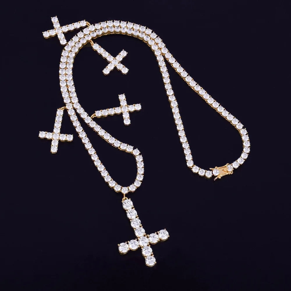 Bling "Cross" Pendant V