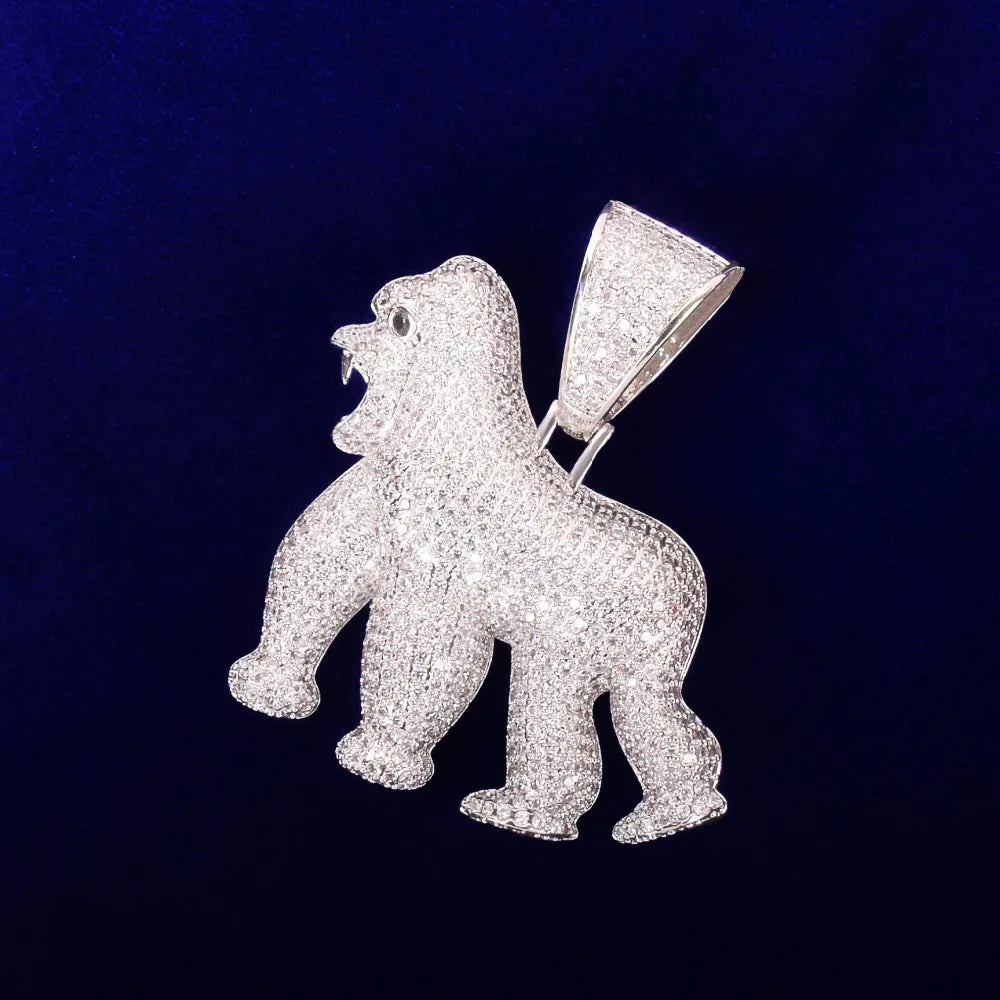 Bling "Gorilla" Cuban Chain Pendant
