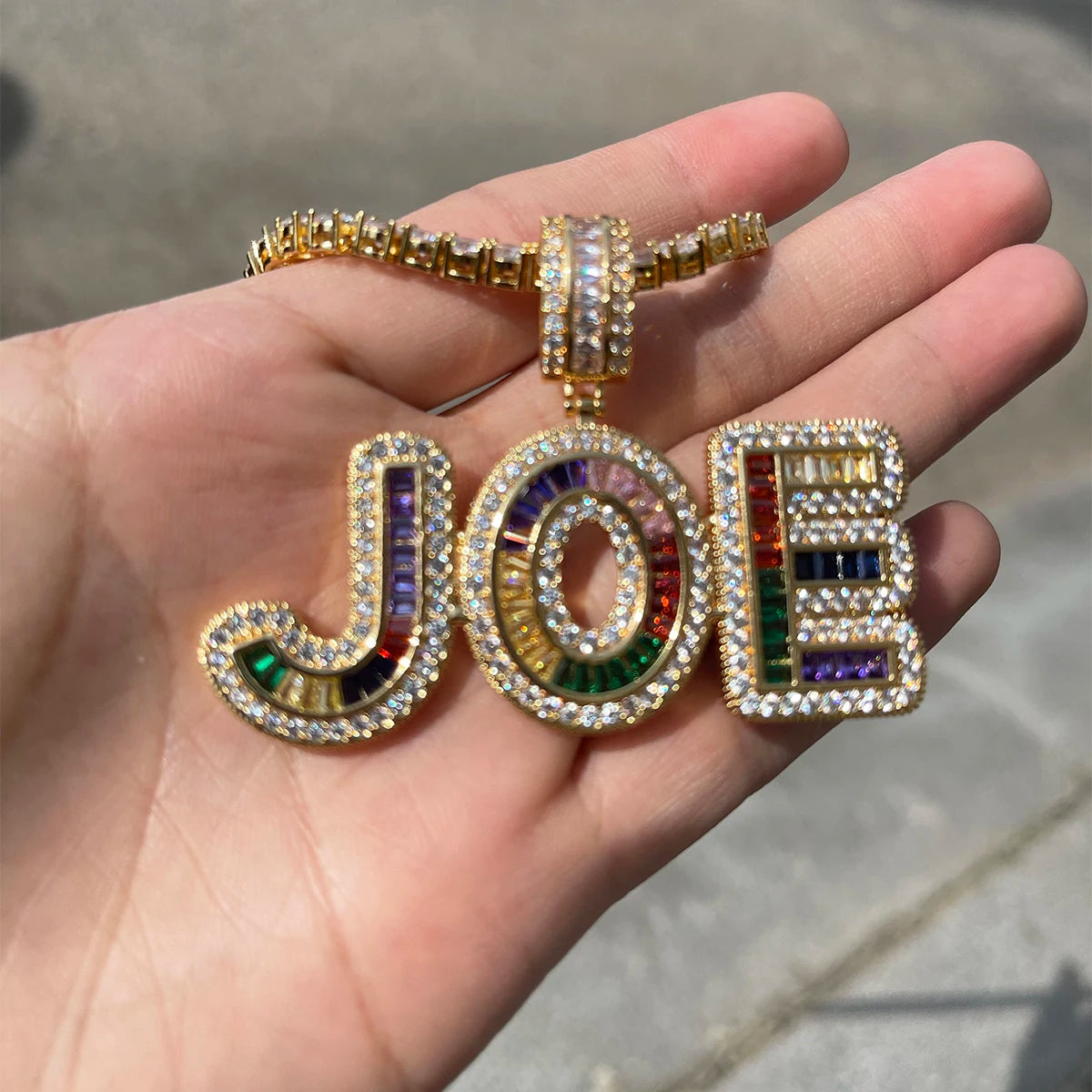 Bling "Gemstones" Custom Pendant