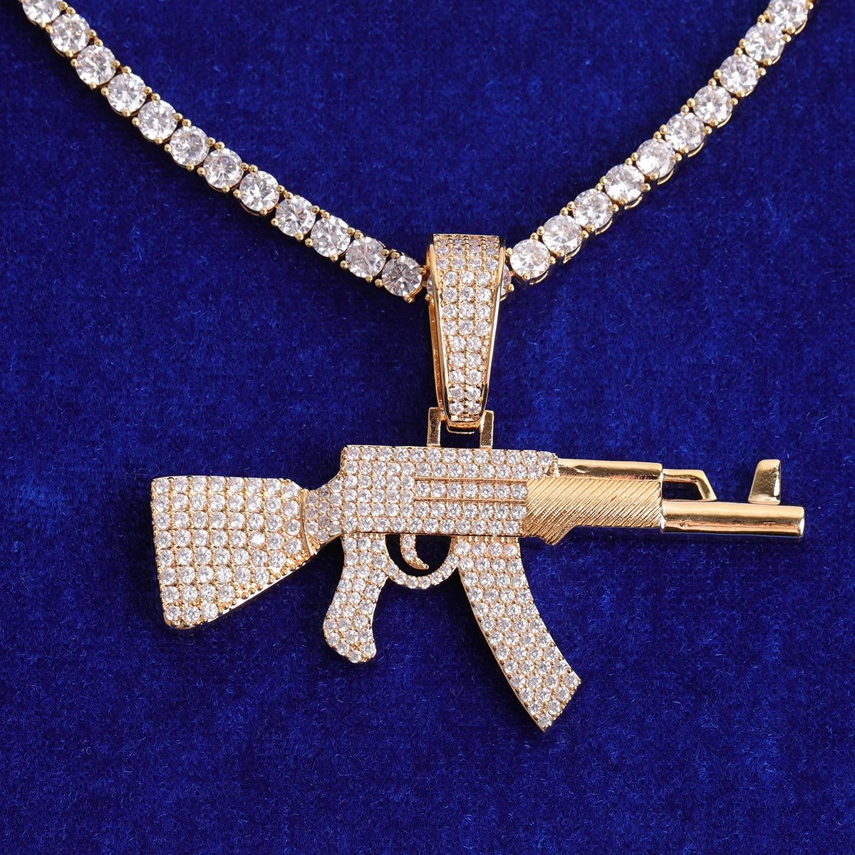 Bling "AK47" Pendant