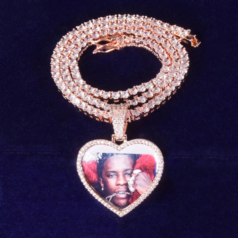 Bling "Heart" Custom Photo II