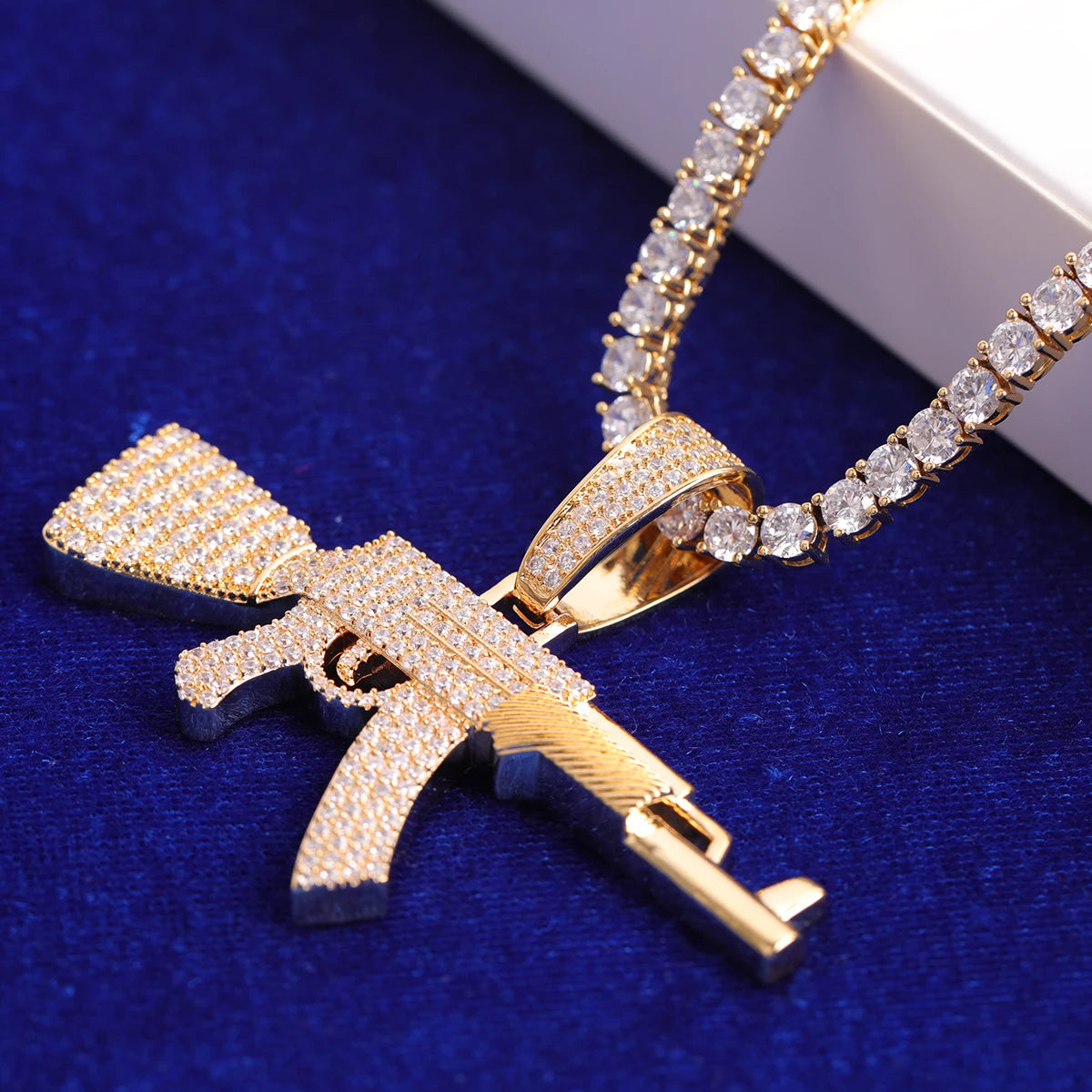 Bling "AK47" Pendant