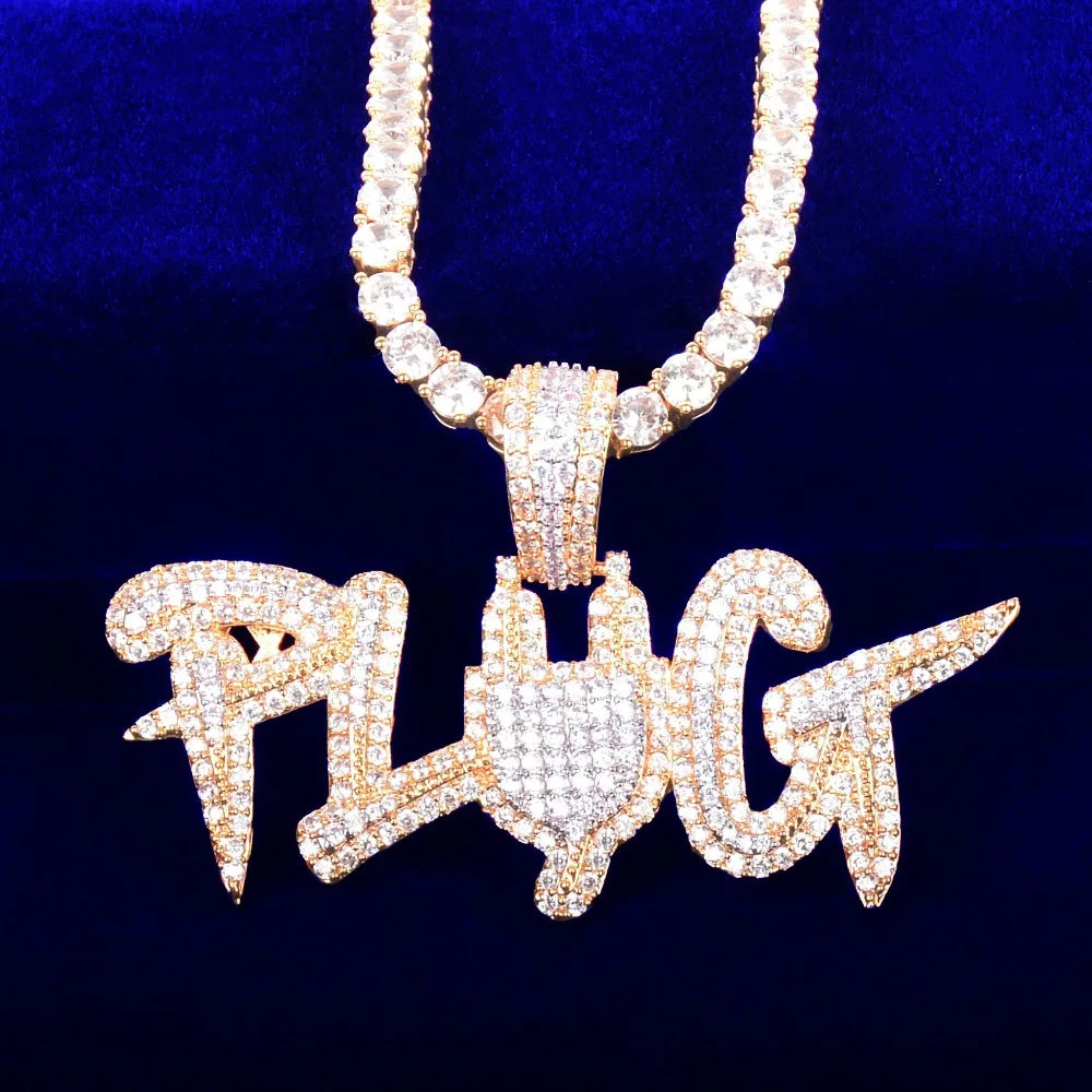 Bling "Plug" Pendant II