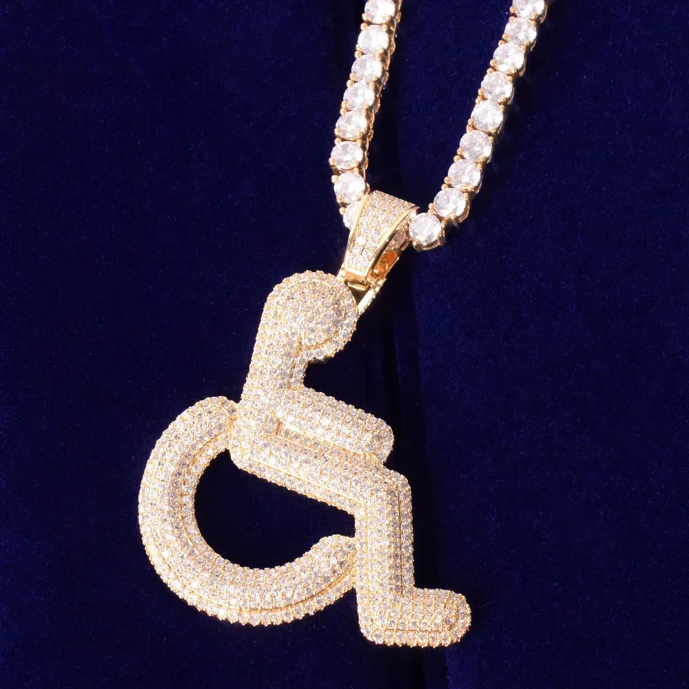 Bling "Handicap" Pendant