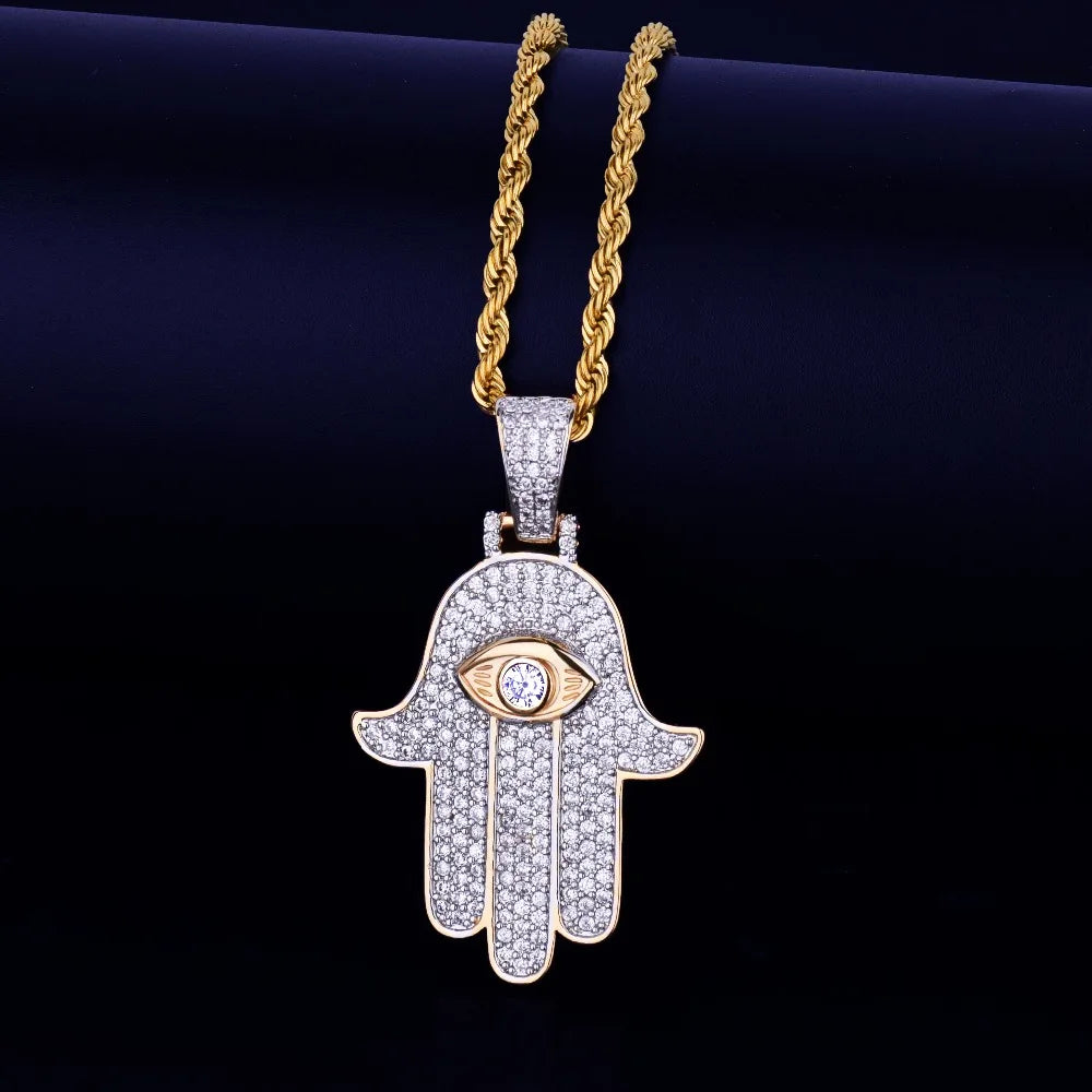 Bling "Hamsa Hand" Pendant