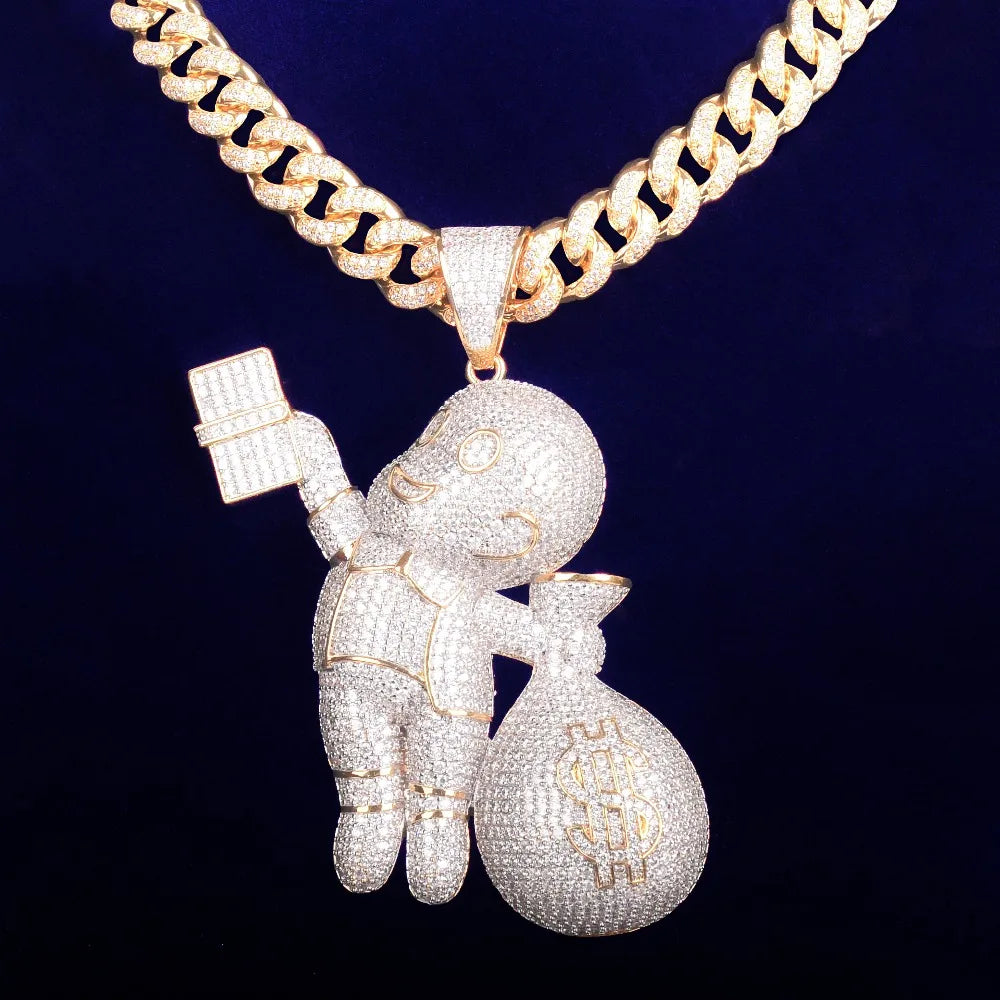 Bling "Money Man" Pendant II