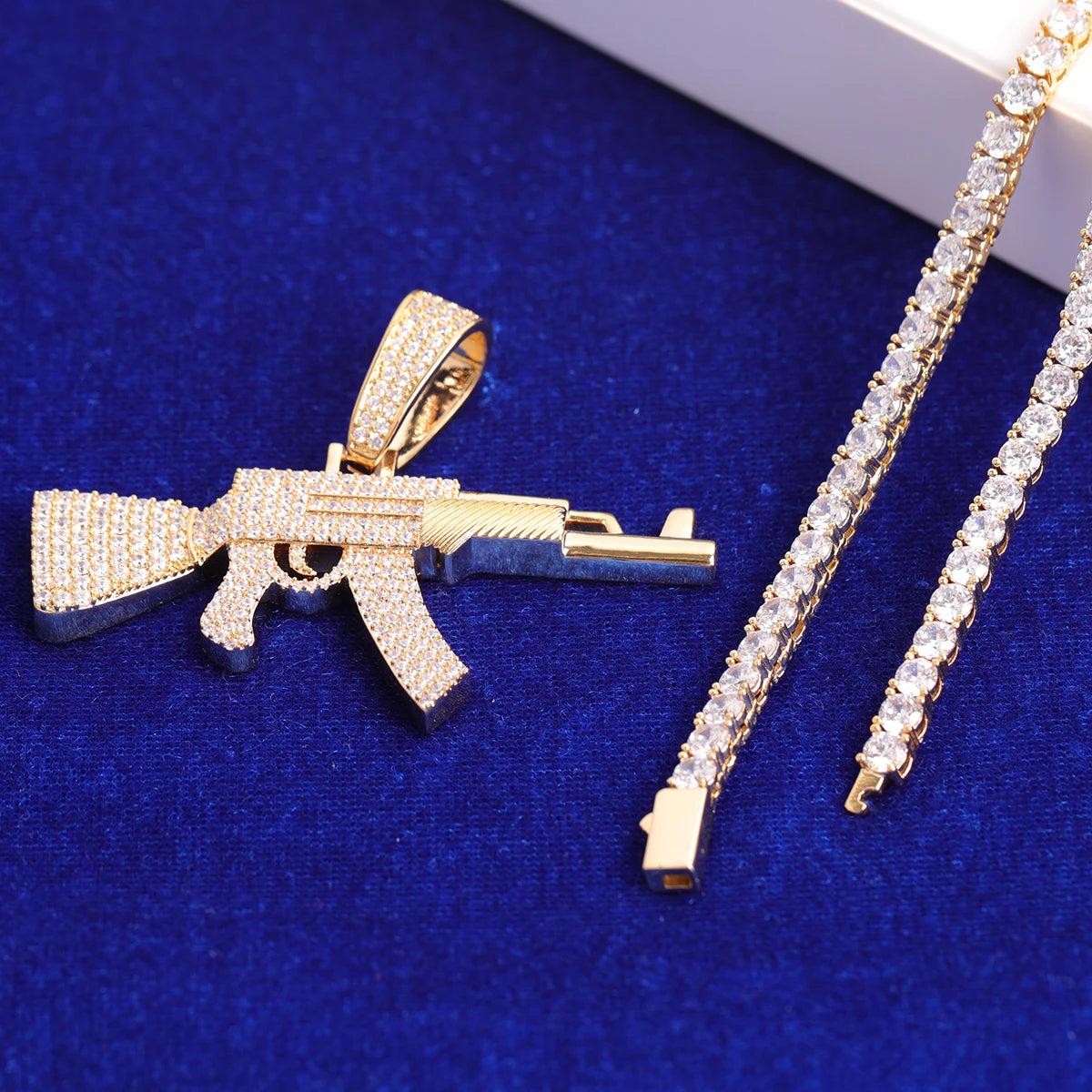 Bling "AK47" Pendant