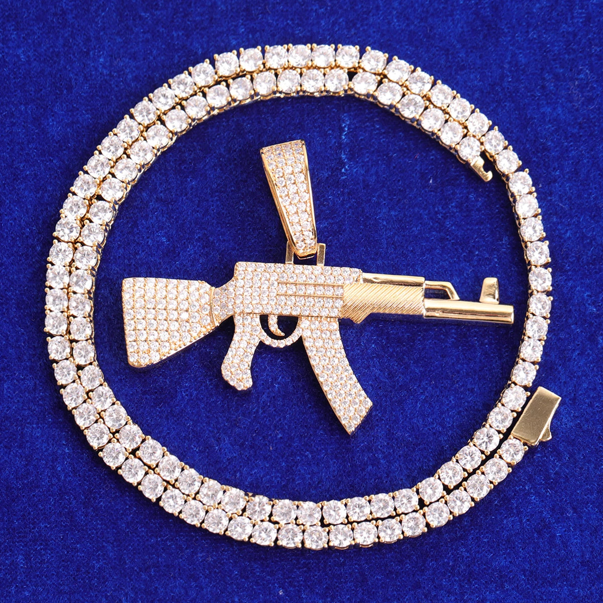 Bling "AK47" Pendant
