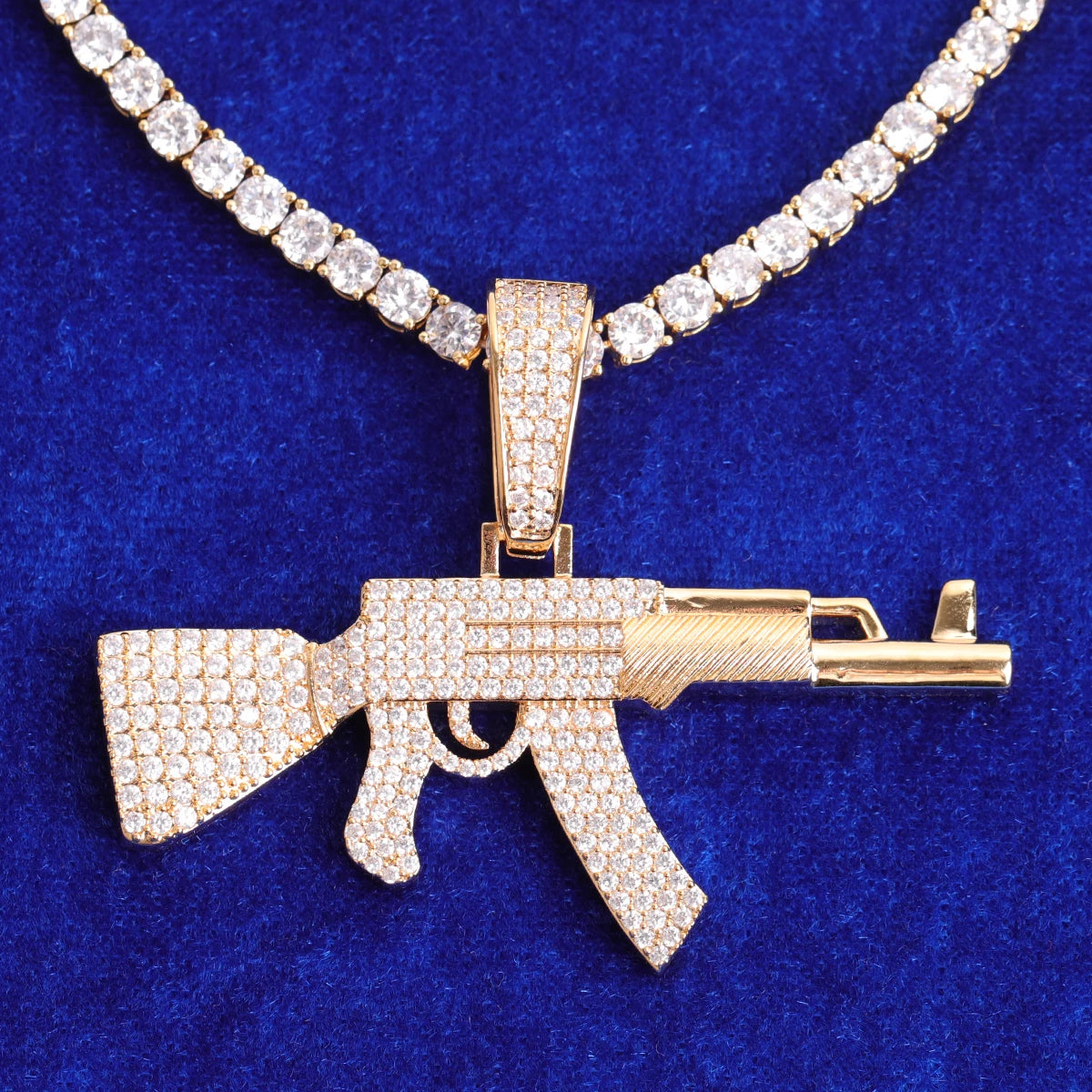 Bling "AK47" Pendant