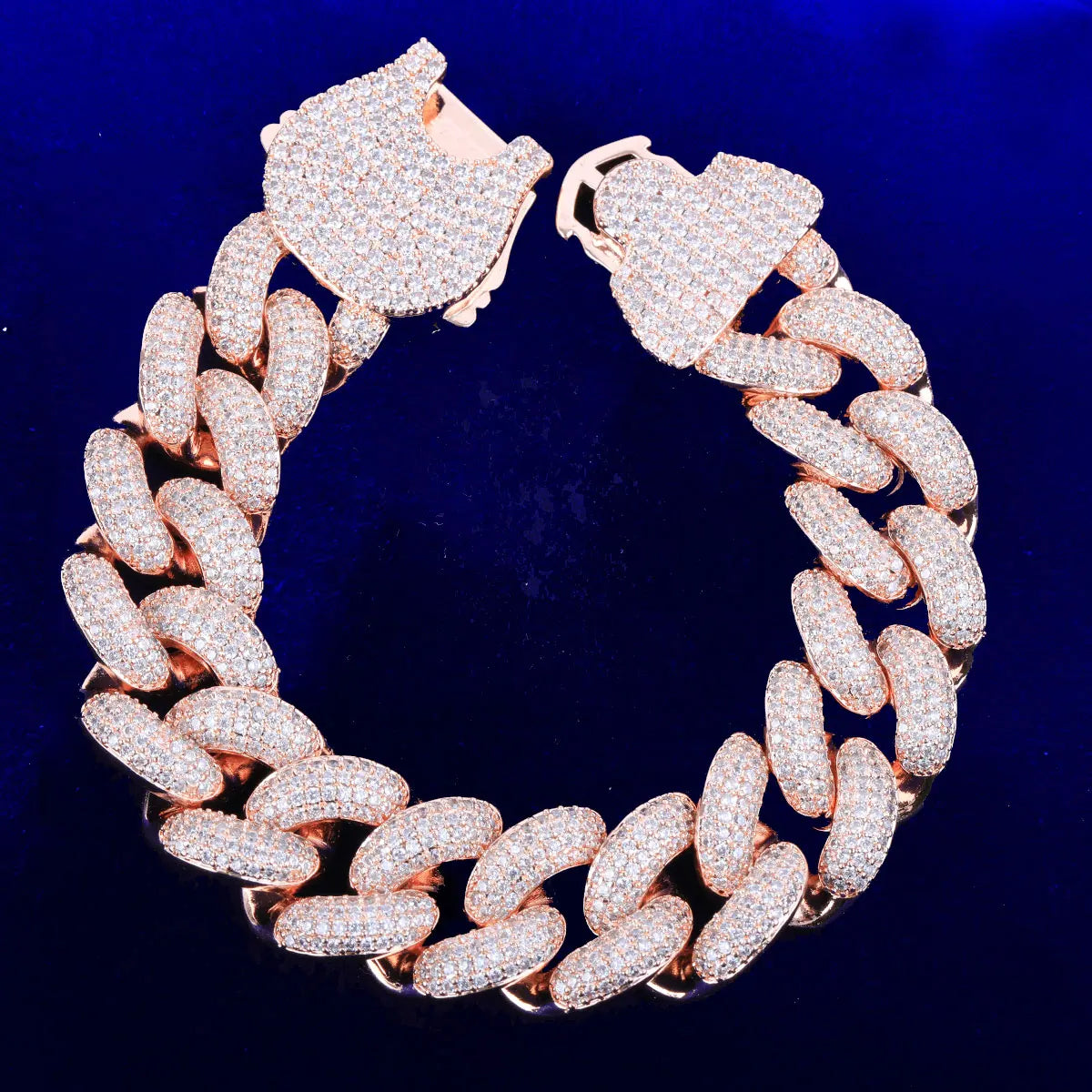 Bling "Locket Clasp" Cuban Bracelet