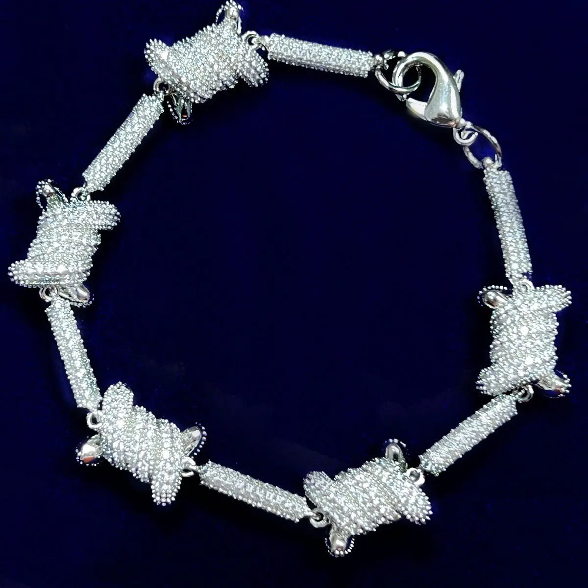 Bling "Barbed Wire" Bracelet