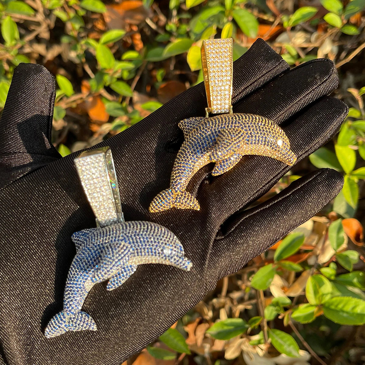 Bling "Blue Dolphin" Pendant