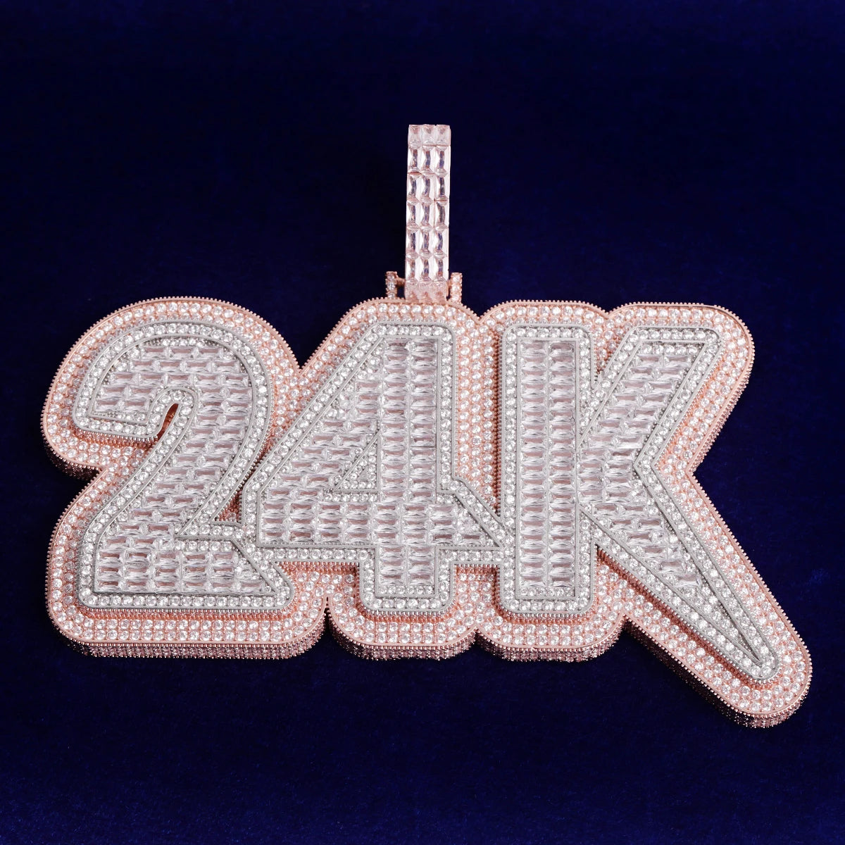 Bling "24k" Custom Pendant