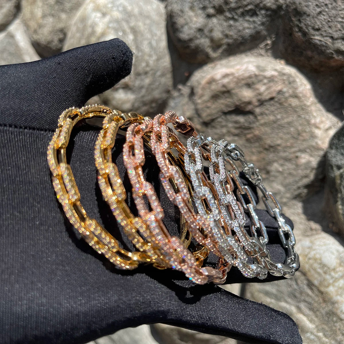 Bling "Chained" Bracelet