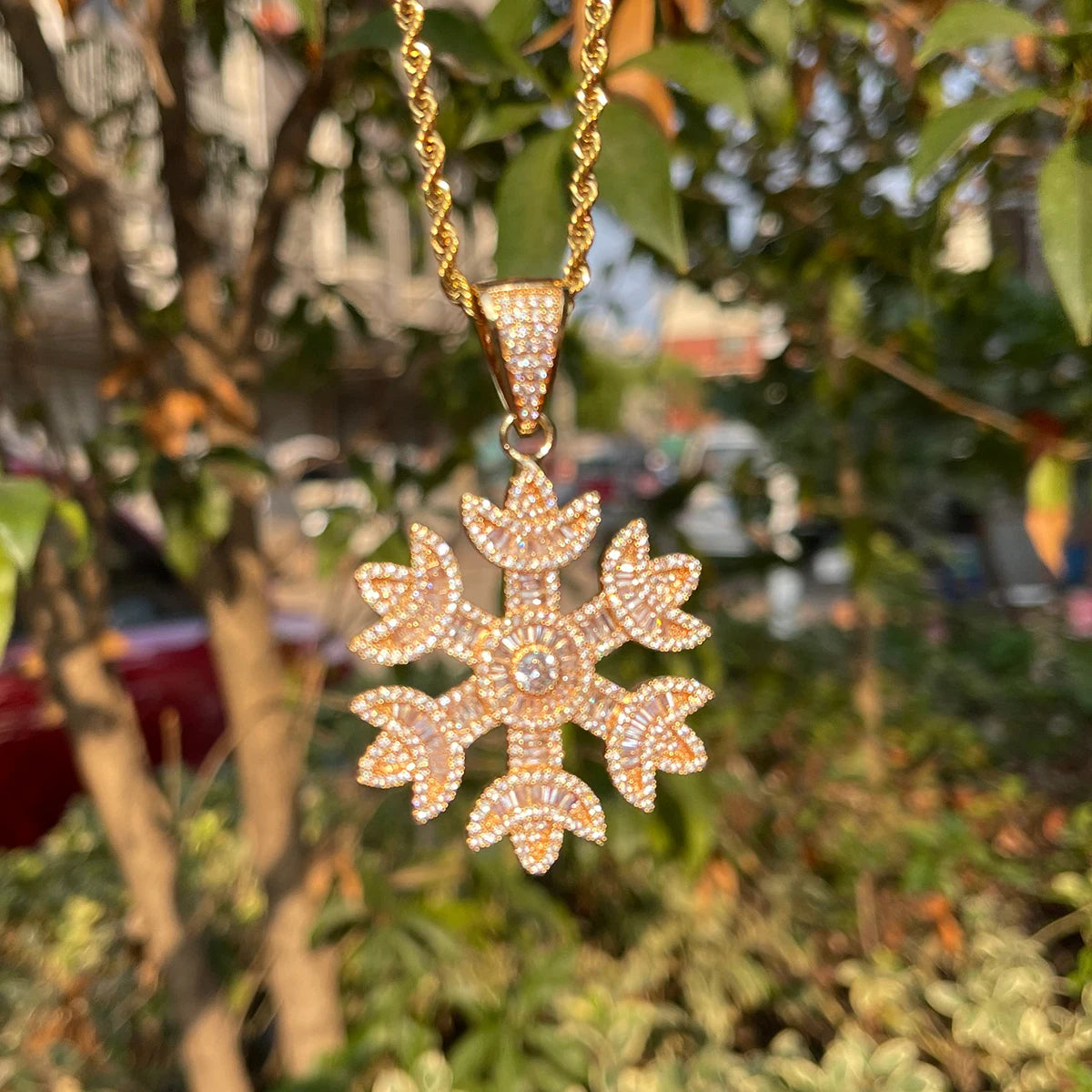 Bling "Snow" Pendant