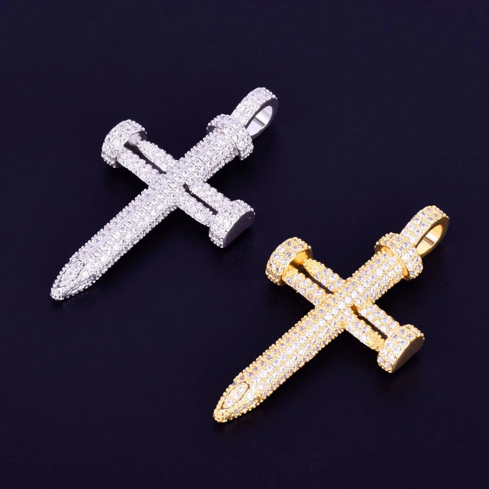 Bling "Cross" Pendant IX
