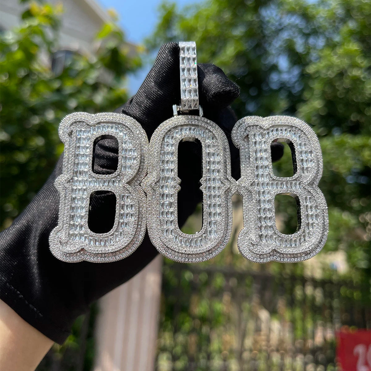 Bling "Baguettes" Custom Pendant IV