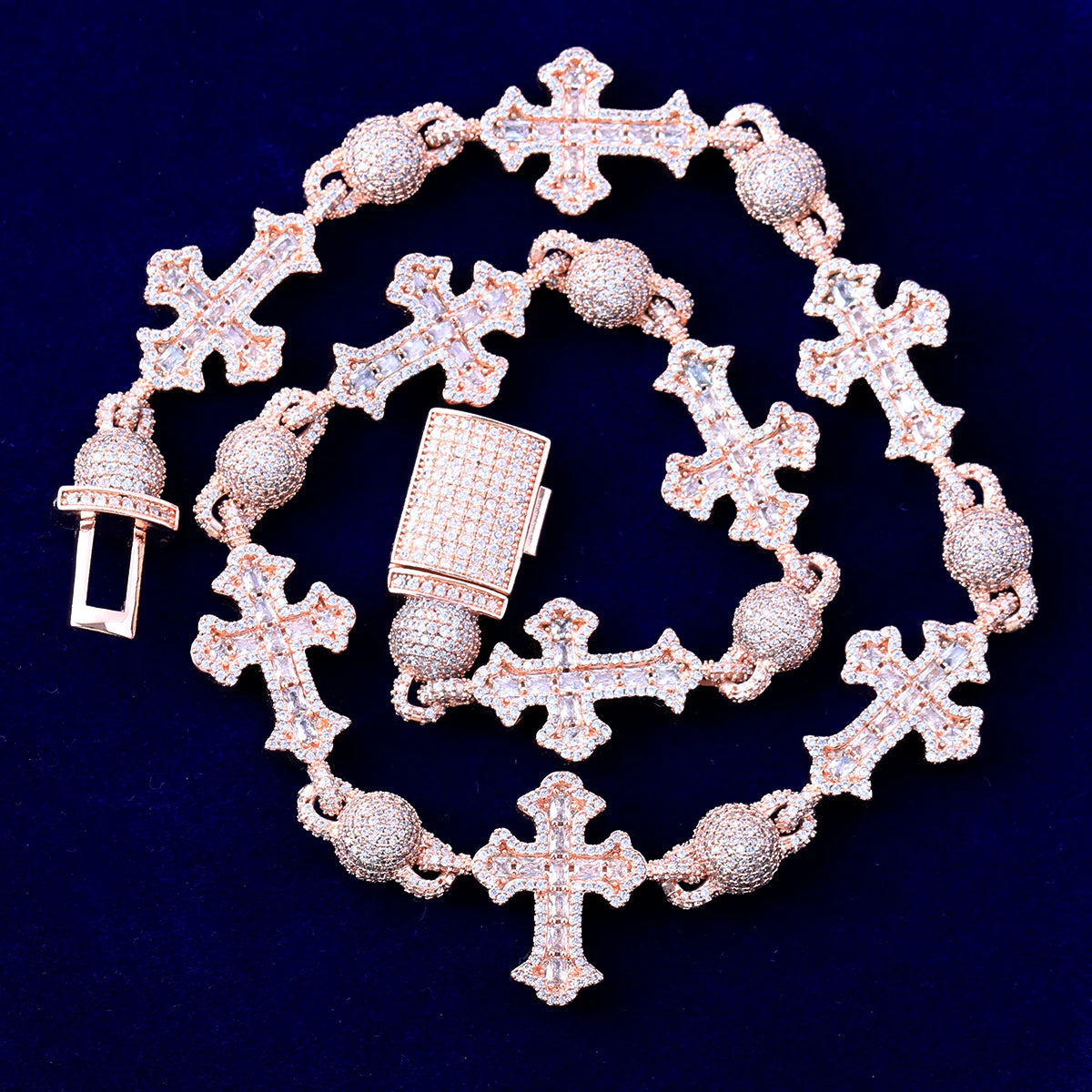 Bling "Royal Cross" Chain