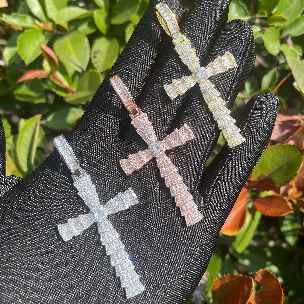 Bling "Cross" Pendant XIII