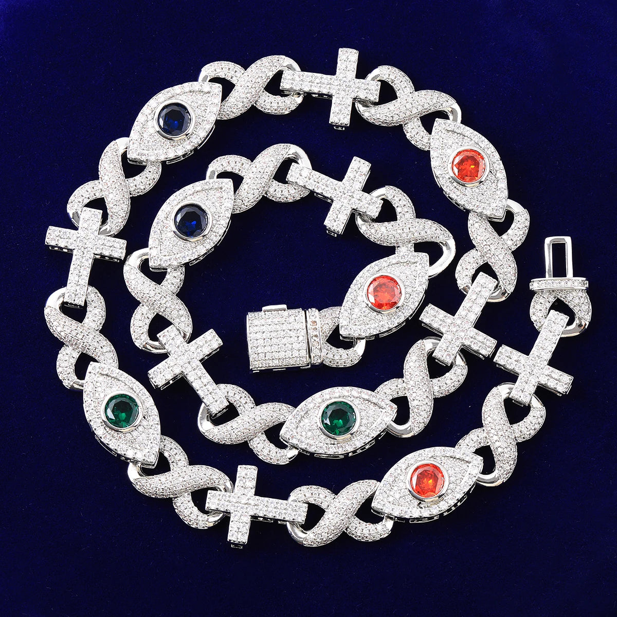 Bling "Trichrome" Infinity Chain