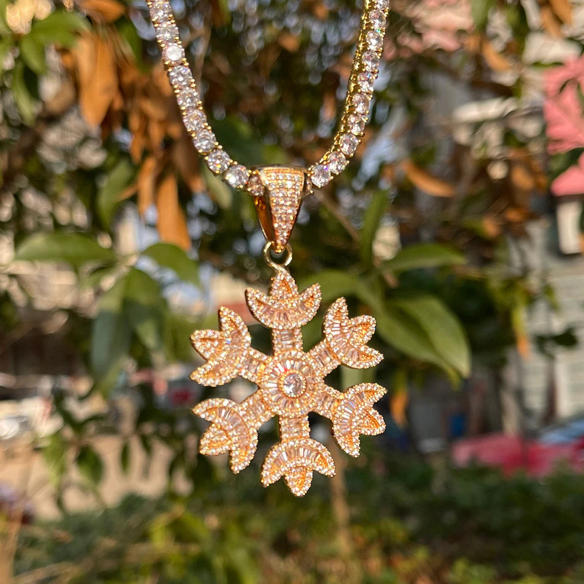 Bling "Snow" Pendant