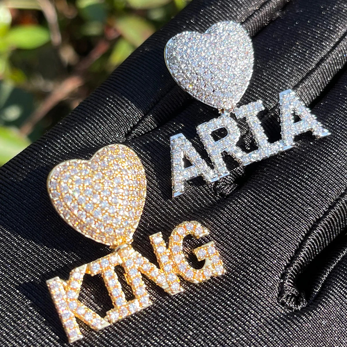 Bling "Love" Custom Pendant