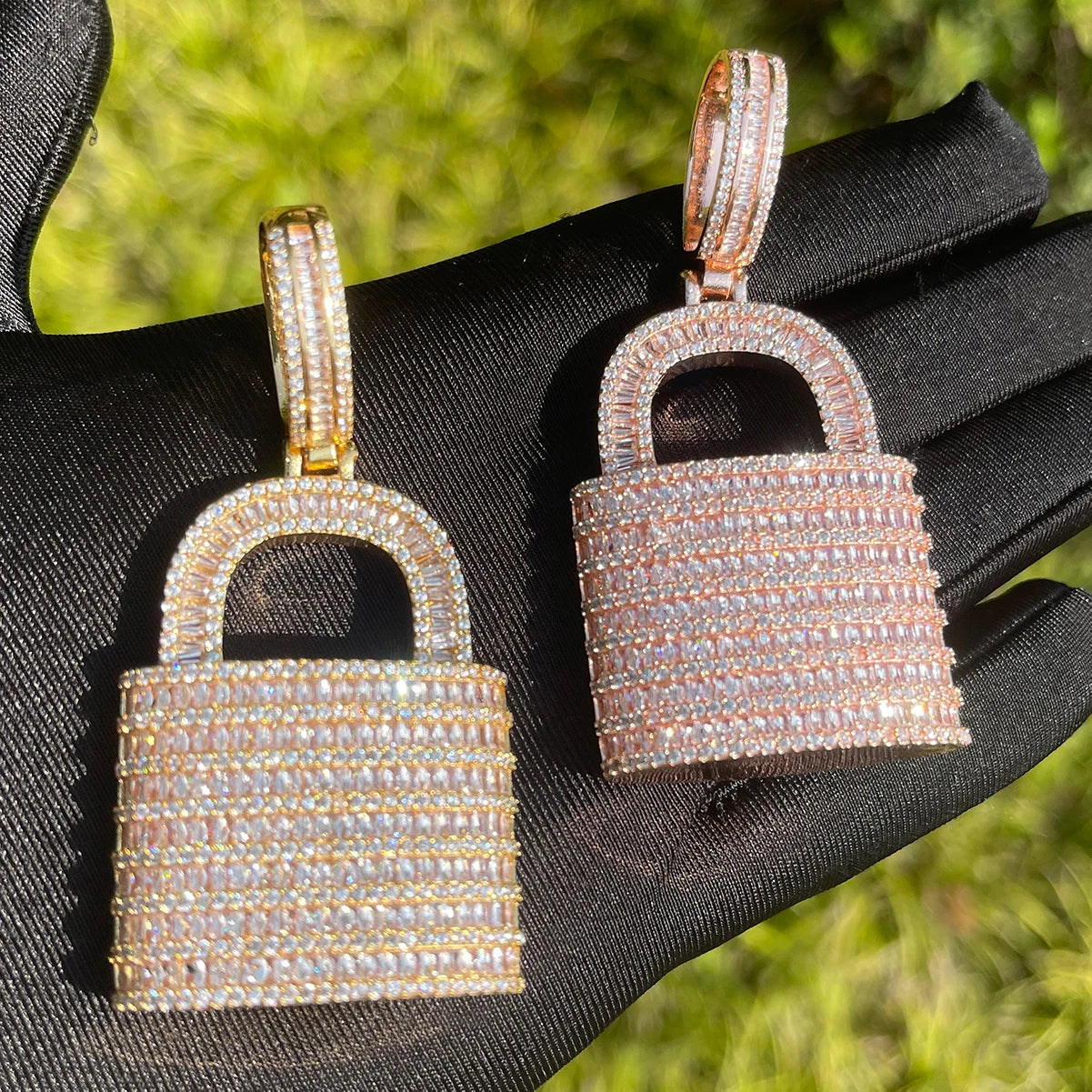 Bling "Lock" Pendant